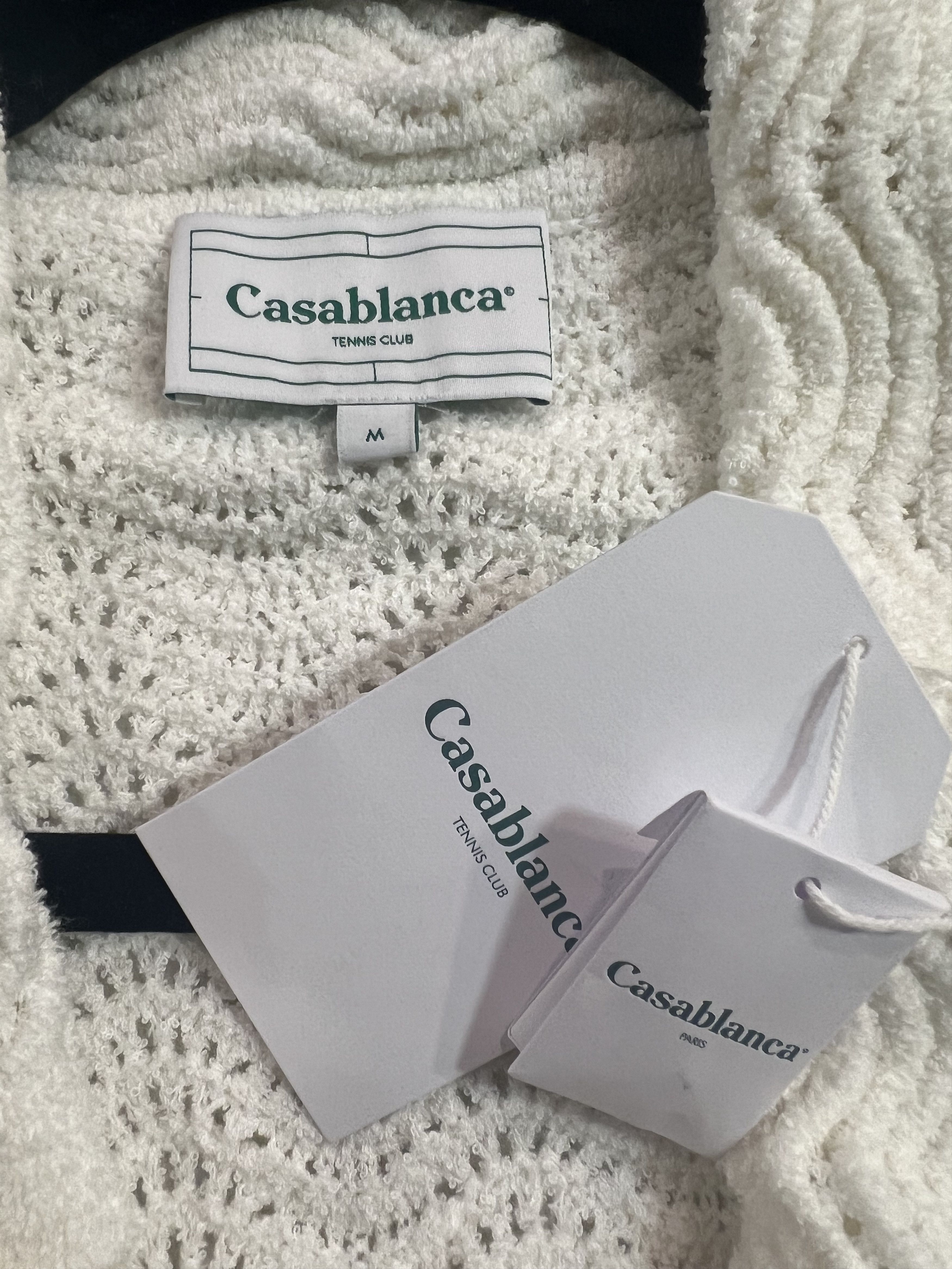 Casablanca Wavy Crochet Cardigan Size US M / EU 48-50 / 2 - 2 Thumbnail