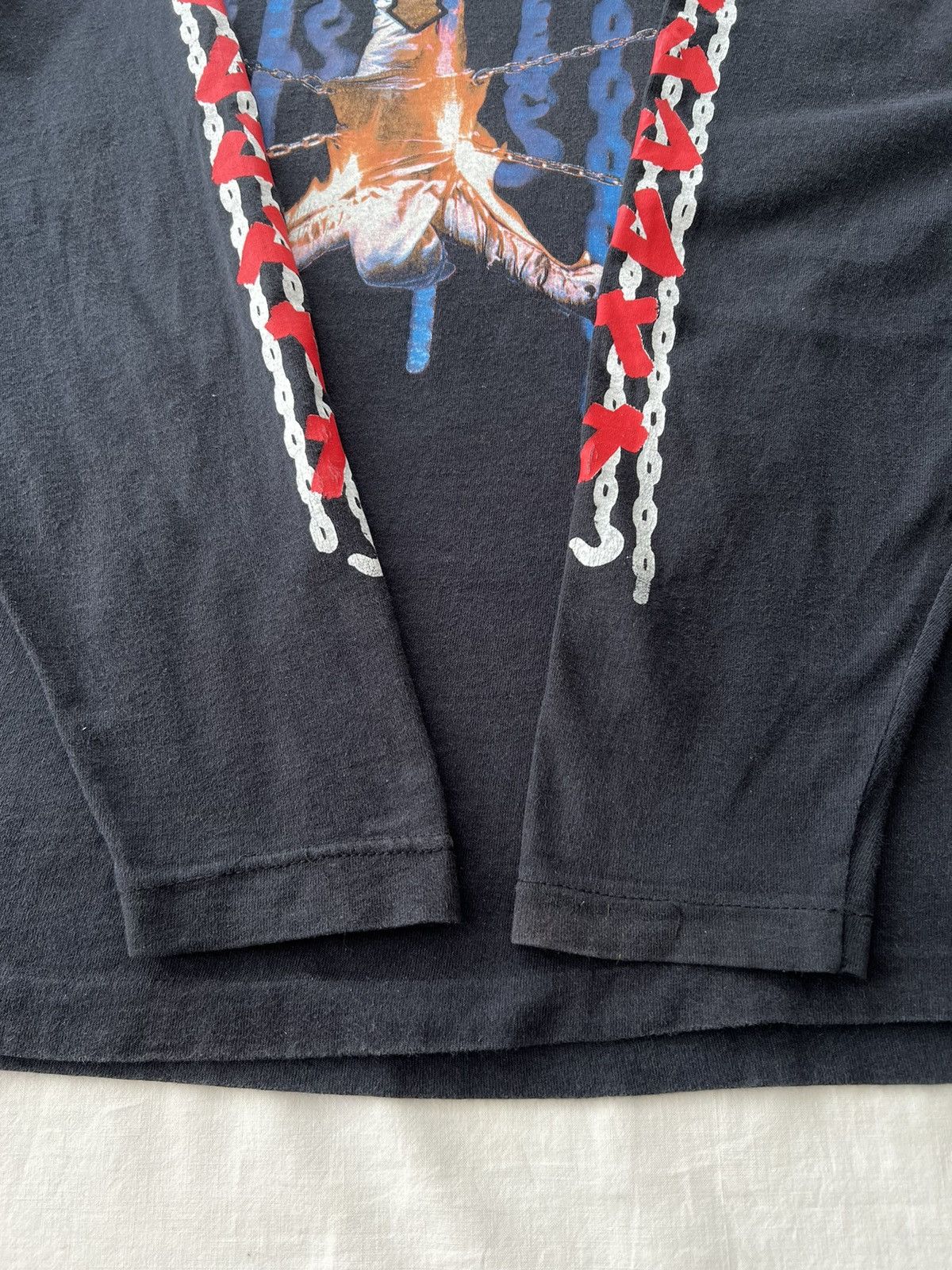 Band Tees Vintage 90s Altar Band Death Metal Jesus Long Sleeve T-shirt Size US XL / EU 56 / 4 - 8 Thumbnail