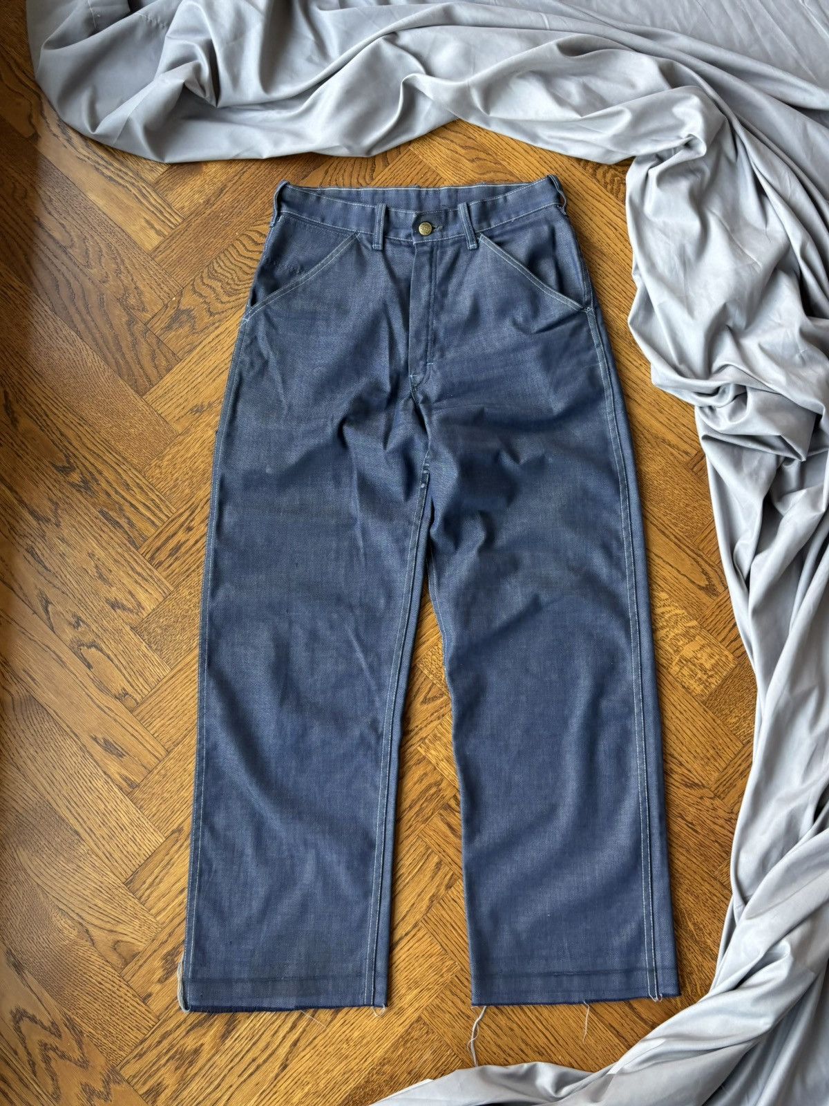 Levi's × Sears × Vintage Vintage Sears Toughskins 1970s Carpenter Jean Darkwash Perma Size US 30 / EU 46 - 1 Thumbnail