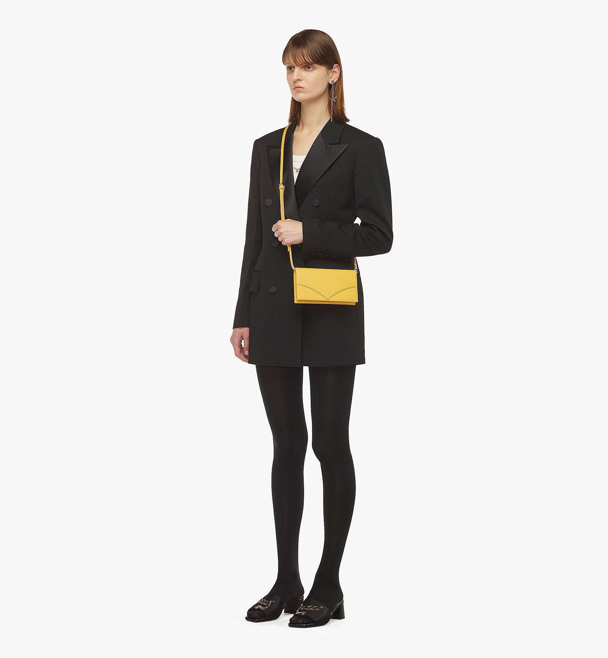 MCM o1mt1gz0725 Size: OS / Fold Large Wallet in Yellow Size ONE SIZE - 6 Thumbnail