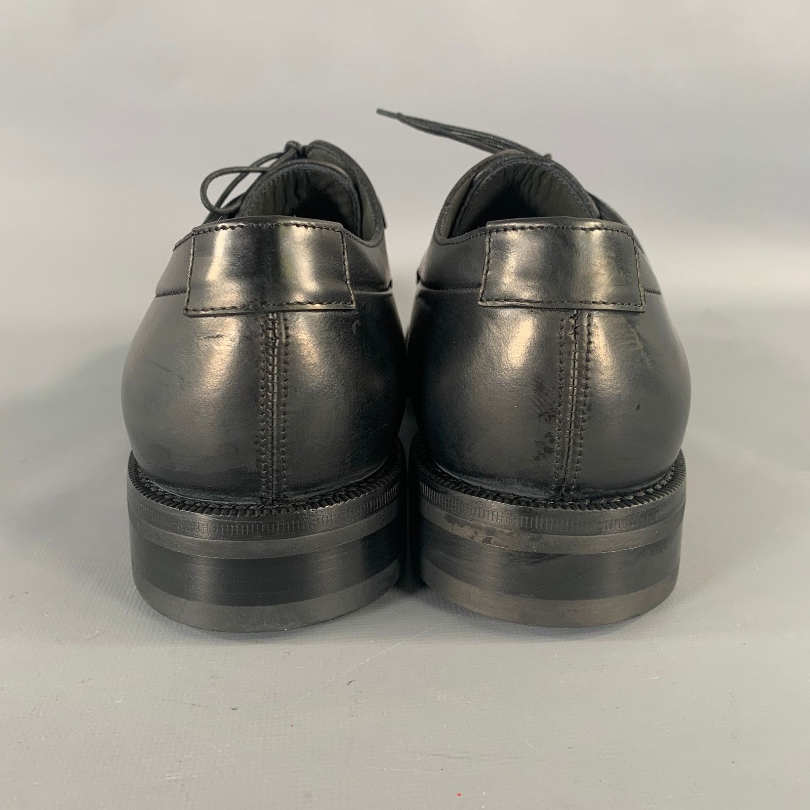 Jil Sander JIL SANDER Size 8 Black Leather Lace Up Shoes Size US 8 / EU 41 - 3 Thumbnail