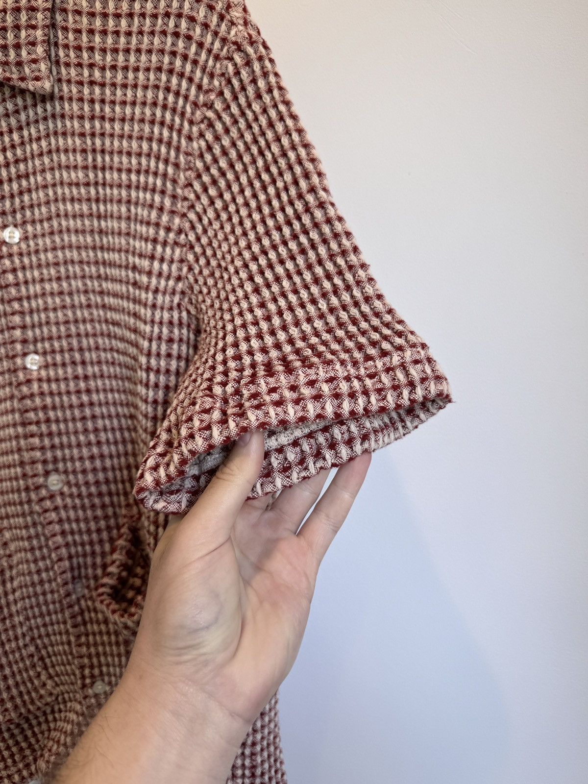 Kith Kith Geometric Diamond SS Boxy Collared Overshirt Bitters M Size US M / EU 48-50 / 2 - 6 Thumbnail
