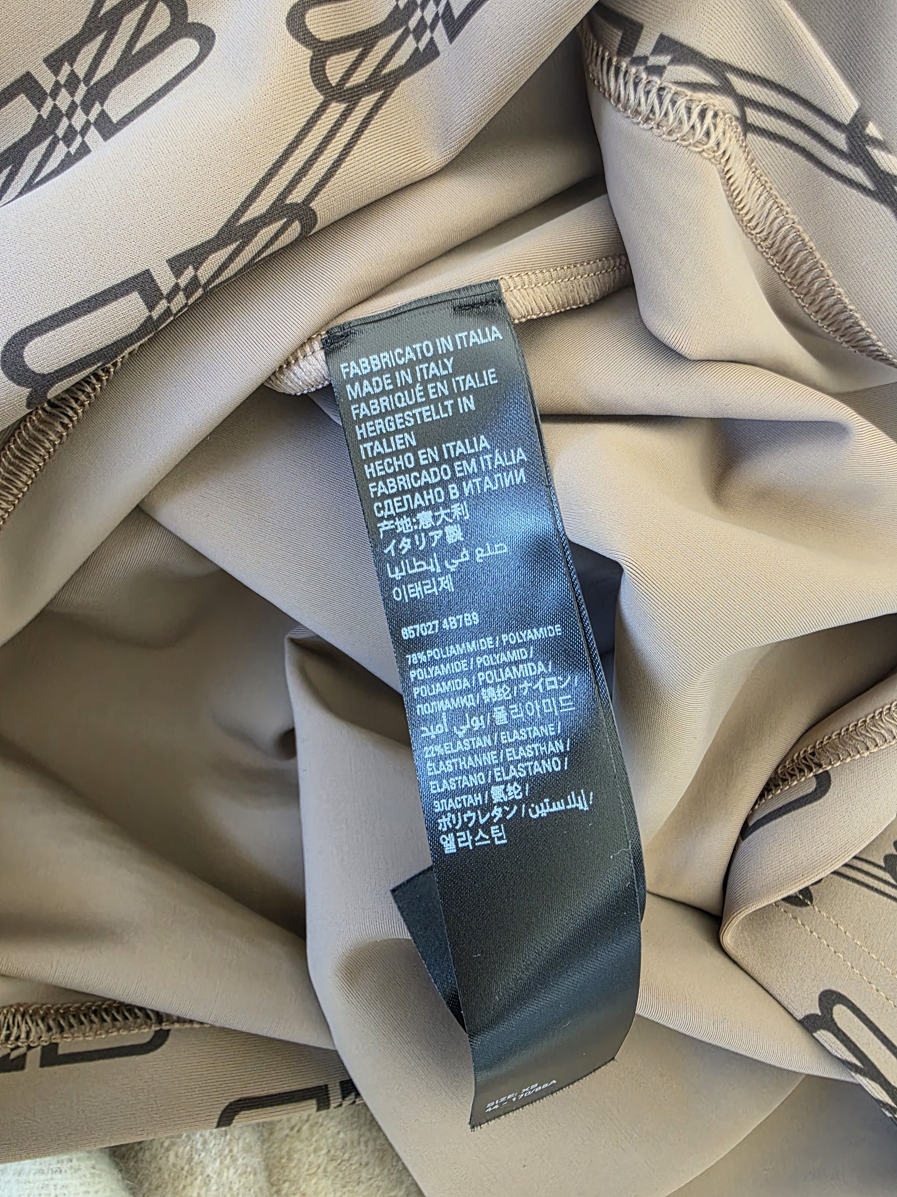Balenciaga Balenciaga Monogram Swimwear Shirt XS (Fits L) Size US XS / EU 42 / 0 - 4 Thumbnail