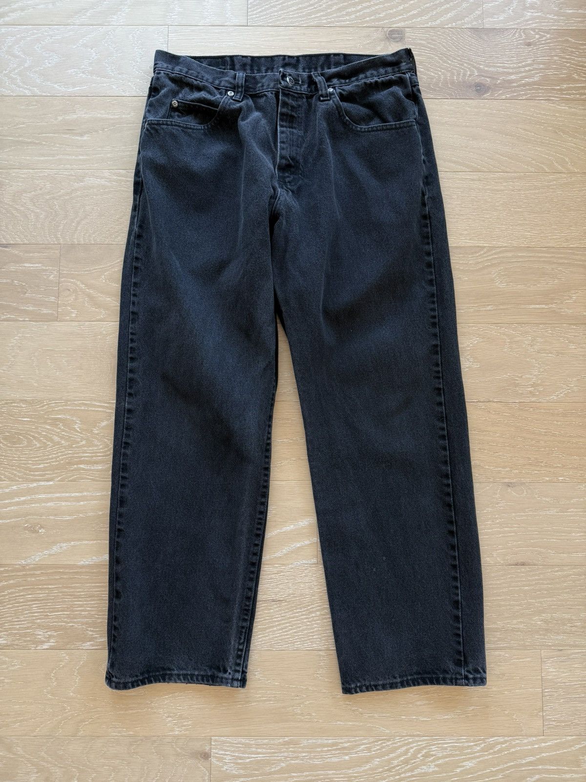 Wrangler Straight Leg Jeans Size US 34 / EU 50 - 5 Thumbnail