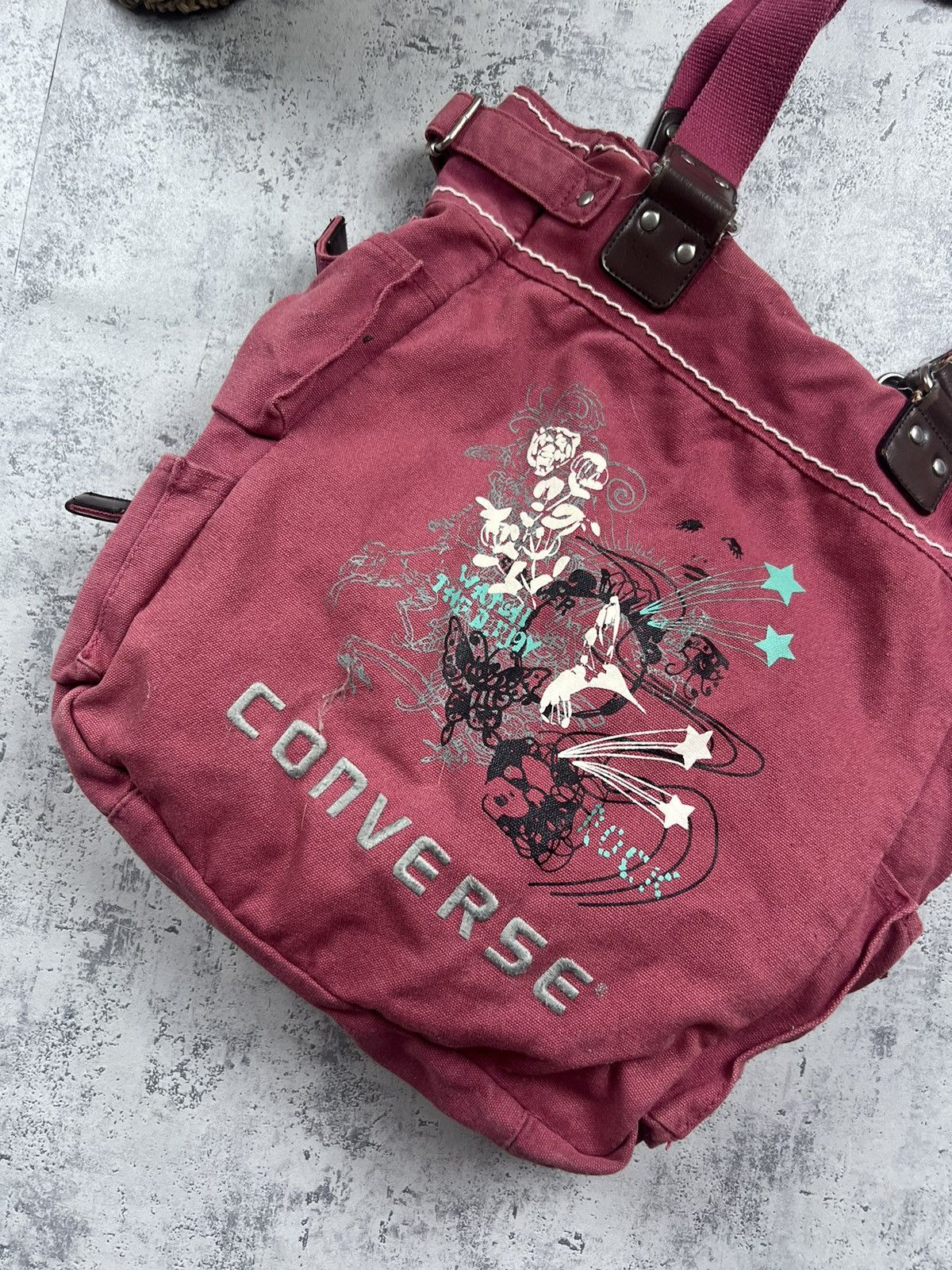 Converse Japanese Brand Vintage 00s Converse Vintage Y2K Rock Retro Handle Bag Grailed