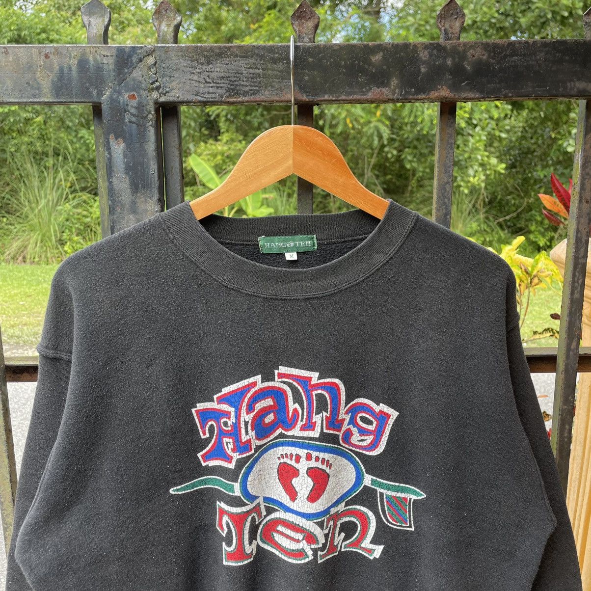 Hang Ten 🔥Vintage 90s Hang Ten Big Logo Sweatshirts Size US M / EU 48-50 / 2 - 3 Thumbnail