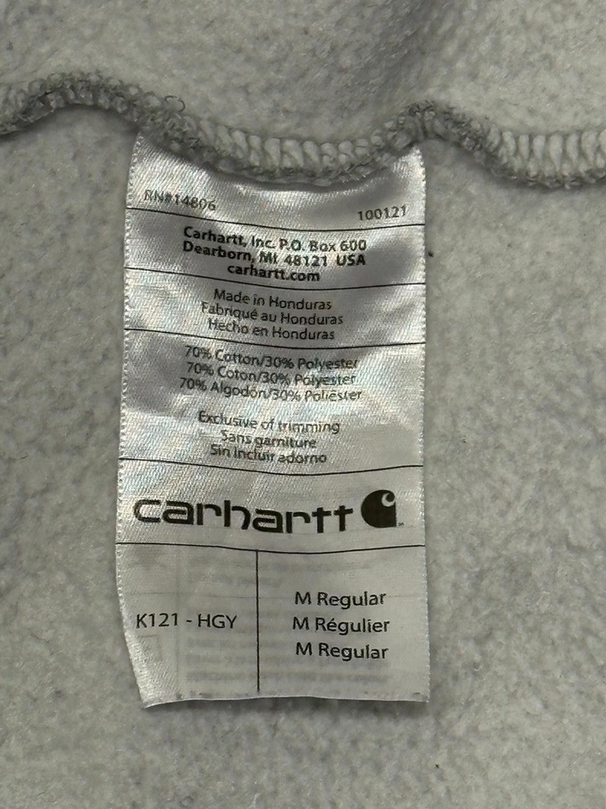 Carhartt Carhartt Unisex Gray Medium Original Fit Long Sleeve Hoodie Size US M / EU 48-50 / 2 - 12 Thumbnail