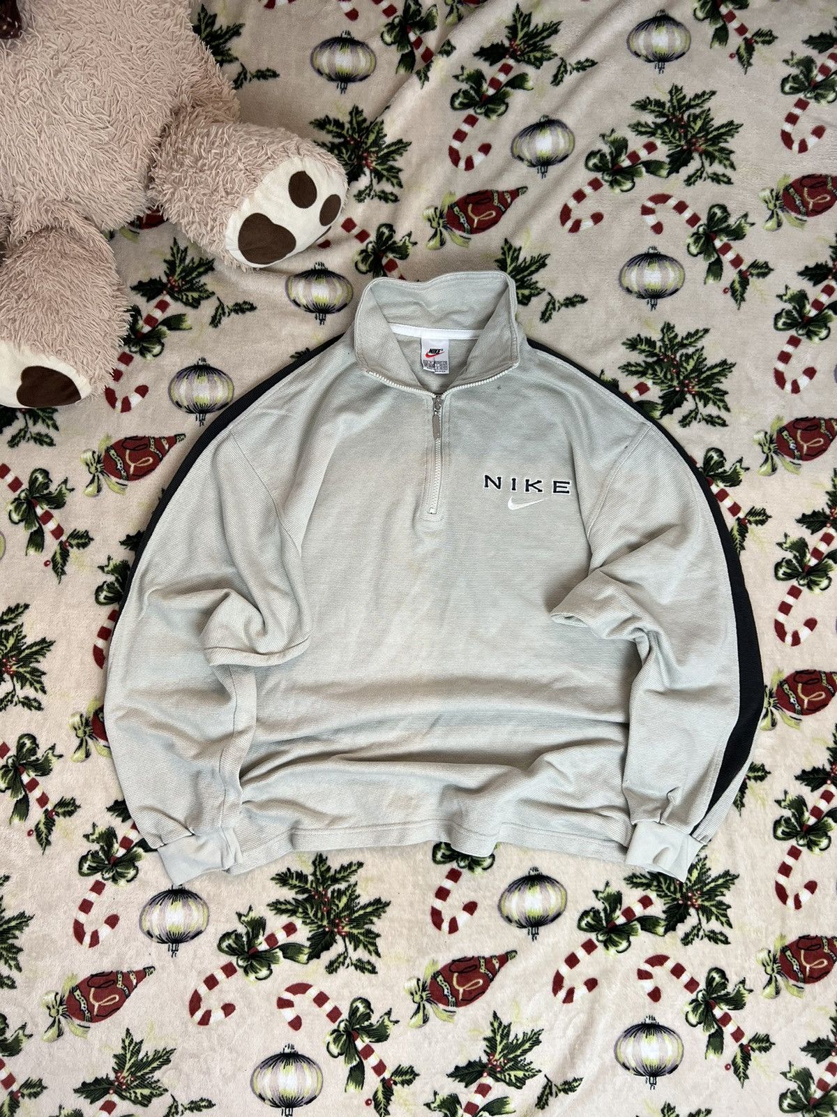 NIKE VINTAGE 1/3 ZIP BASIC SWEATSHIRT