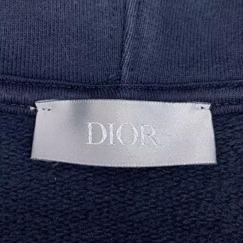 Dior Dior Dark Blue Bee Embroidered Hooded Sweatshirt-2505 Size XS / US 0-2 / IT 36-38 - 6 Thumbnail