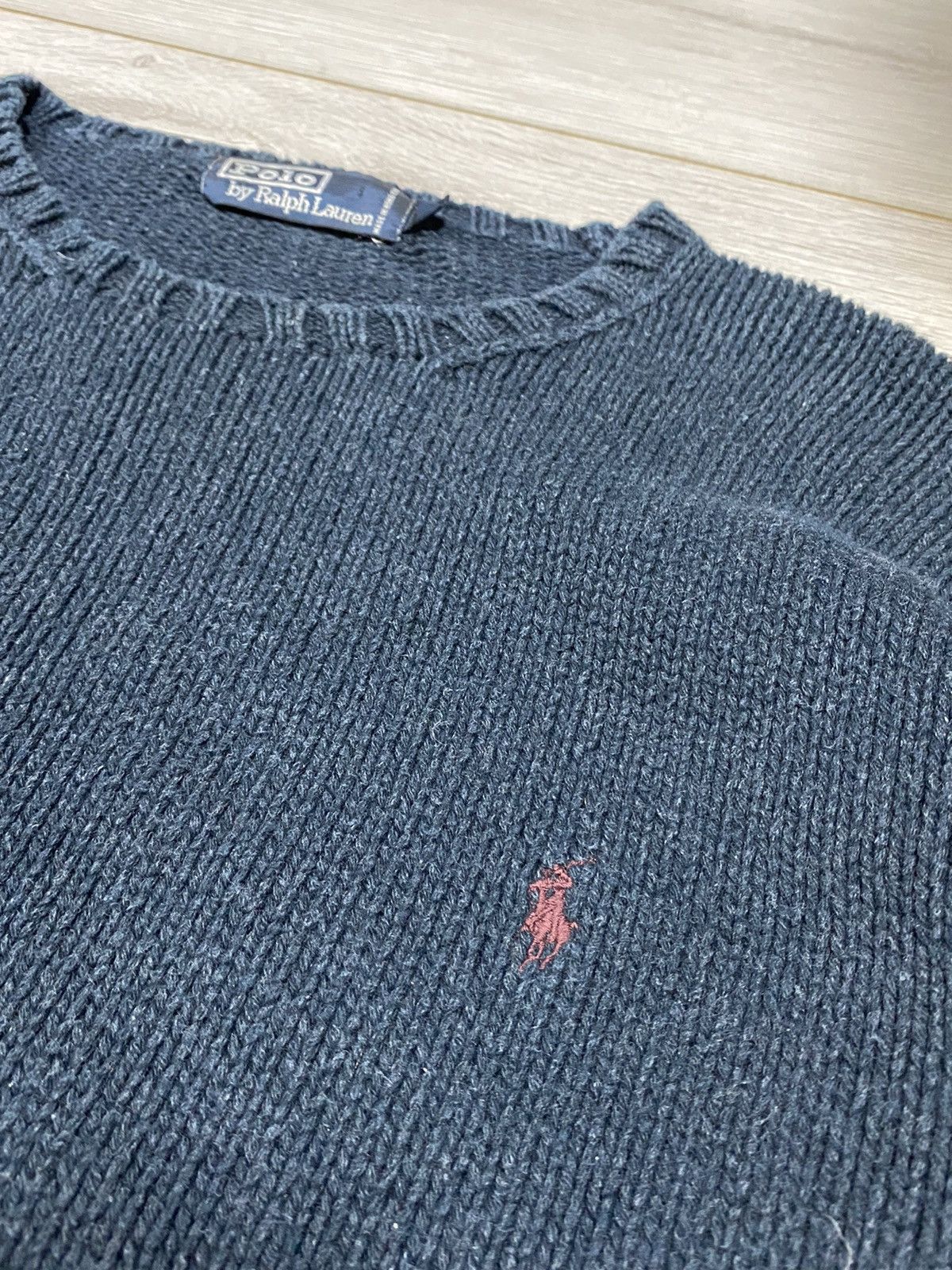 Polo Ralph Lauren Polo Ralph Lauren faded vintage knitted sweater Size US M / EU 48-50 / 2 - 3 Thumbnail