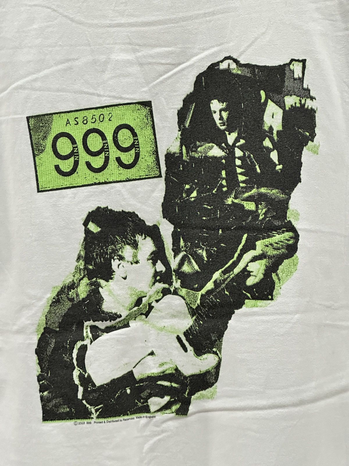 Band Tees × Vintage vintage 2002 999 quite disappointing single promo t-shirts Size US L / EU 52-54 / 3 - 6 Thumbnail