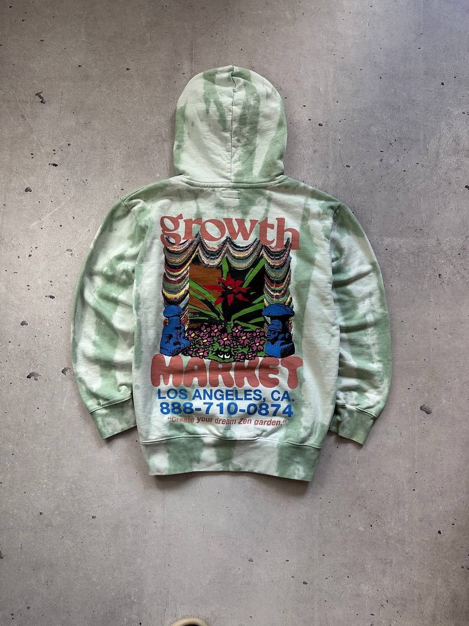 Designer × Market Market Men’s Hoodie “Growth Market” SK8 Y2K Vintage Style Size US M / EU 48-50 / 2 - 6 Thumbnail