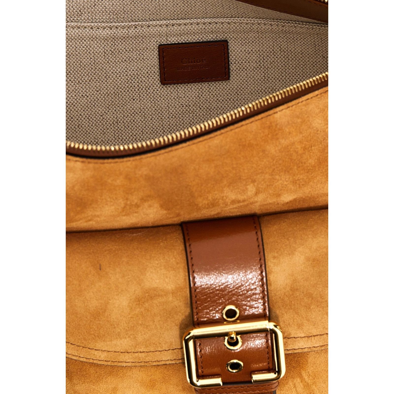 Chloe Chloe Camera Brown Suede Shoulder Bag New & Authentic Size ONE SIZE - 5 Thumbnail