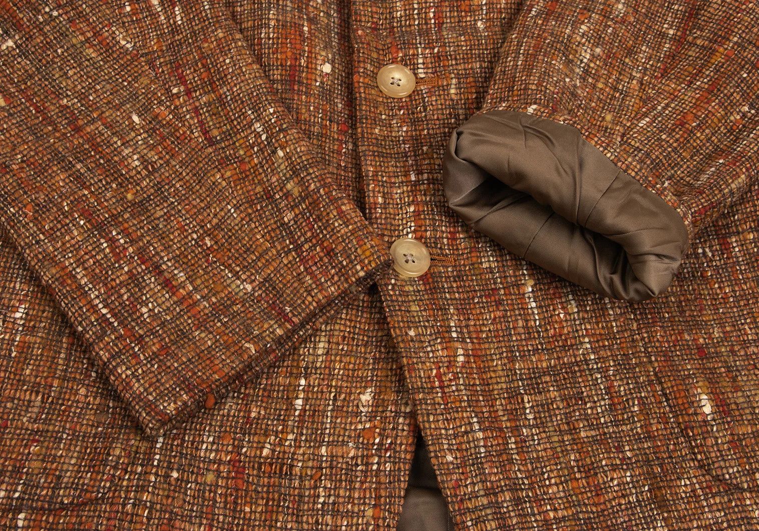 Yohji Yamamoto Yohji Yamamoto Wool Silk T Jacket Orange M Size US M / EU 48-50 / 2 - 6 Thumbnail