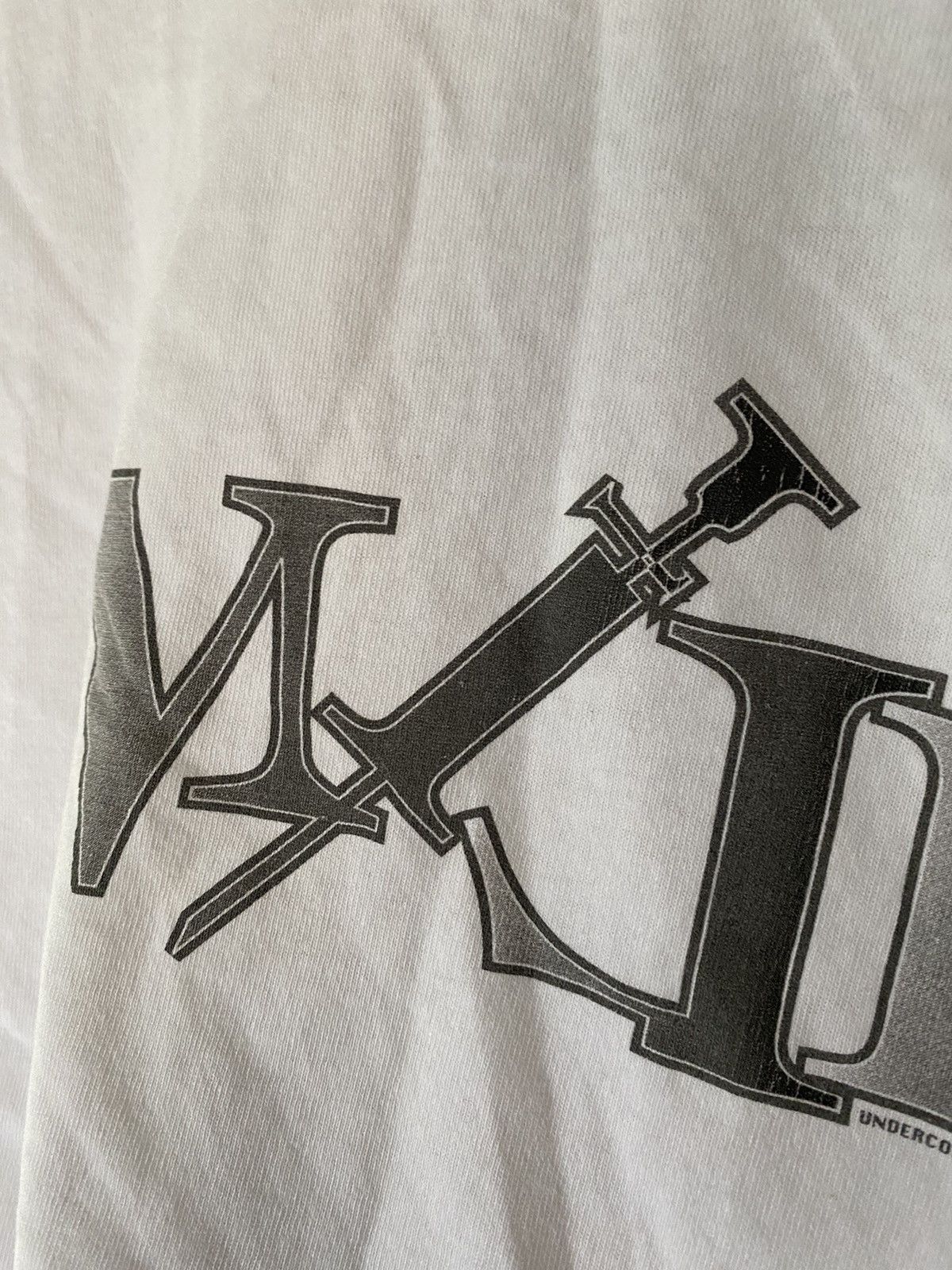 Japanese Brand × Jun Takahashi × Undercover 1990s Undercover x Milk needles tee Size US L / EU 52-54 / 3 - 6 Thumbnail