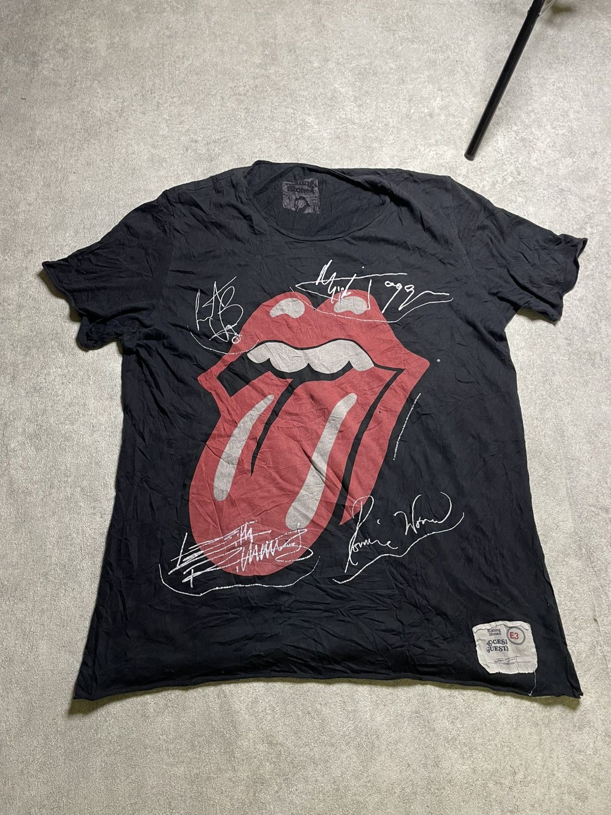 If Six Was Nine Rolling Stones Vintage Tour Tee – Autograph Graphic Size US L / EU 52-54 / 3 - 12 Thumbnail