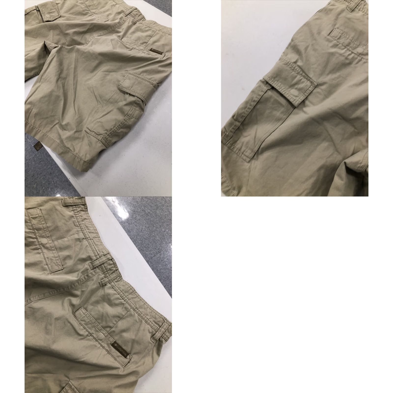 Vintage Columbia Men's Cargo Hiking Shorts Beige Size 34 Lightweight Outdoors Pockets Size US 34 / EU 50 - 8 Thumbnail