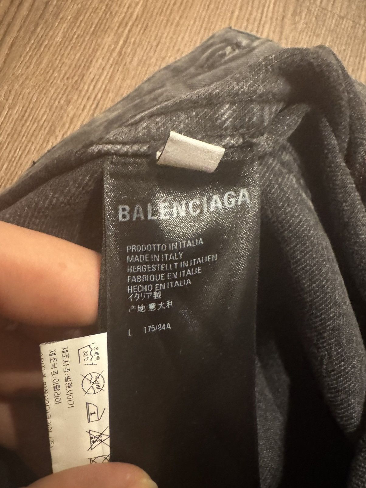 Balenciaga Balenciaga Track Denim Pants Size US 34 / EU 50 - 6 Thumbnail