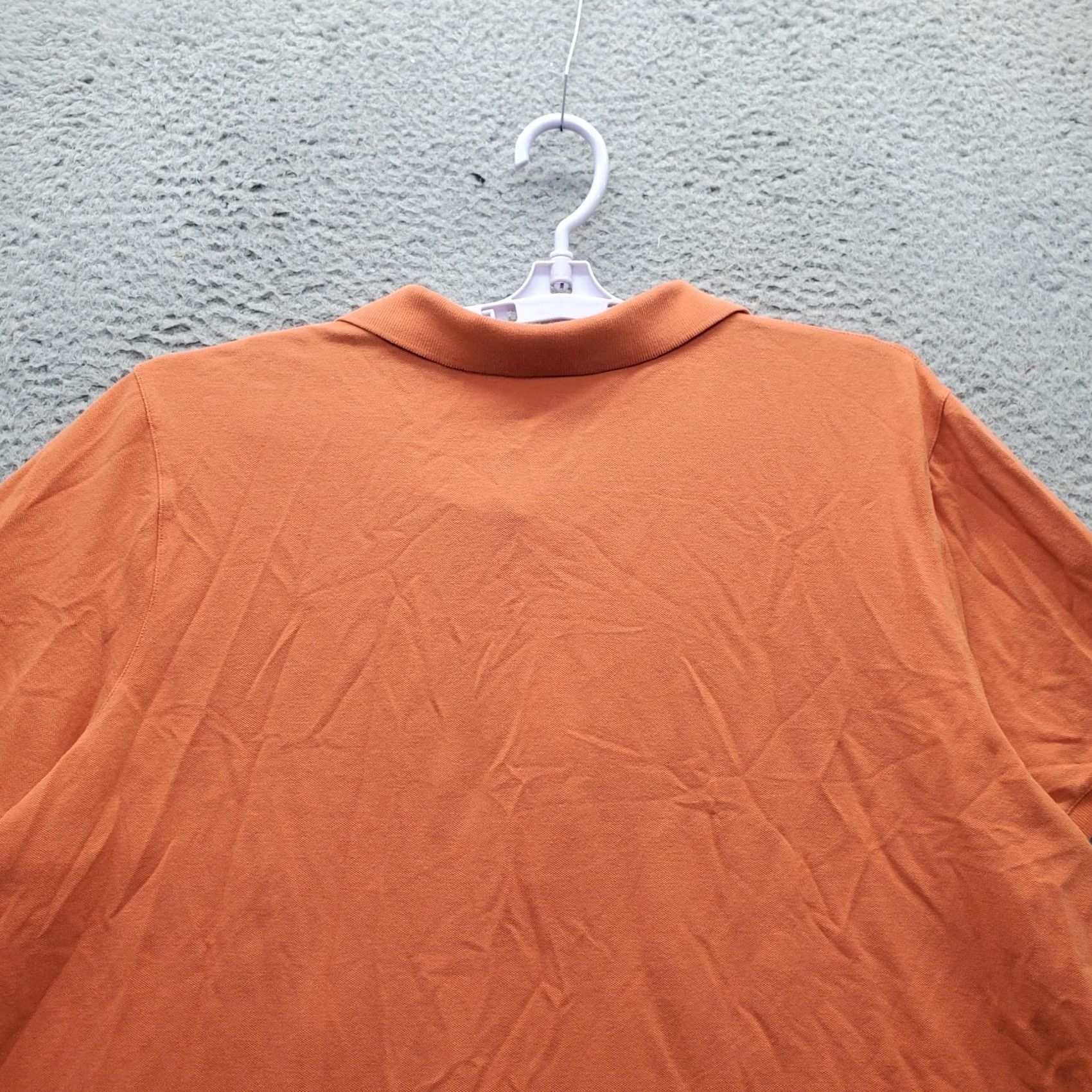 Talbots Talbots Polo Shirt Womens 3X Orange Stretch Short Sleeve Logo Embroidered Polo Shirt Size XXL / US 16-18 / IT 52-54 - 8 Thumbnail