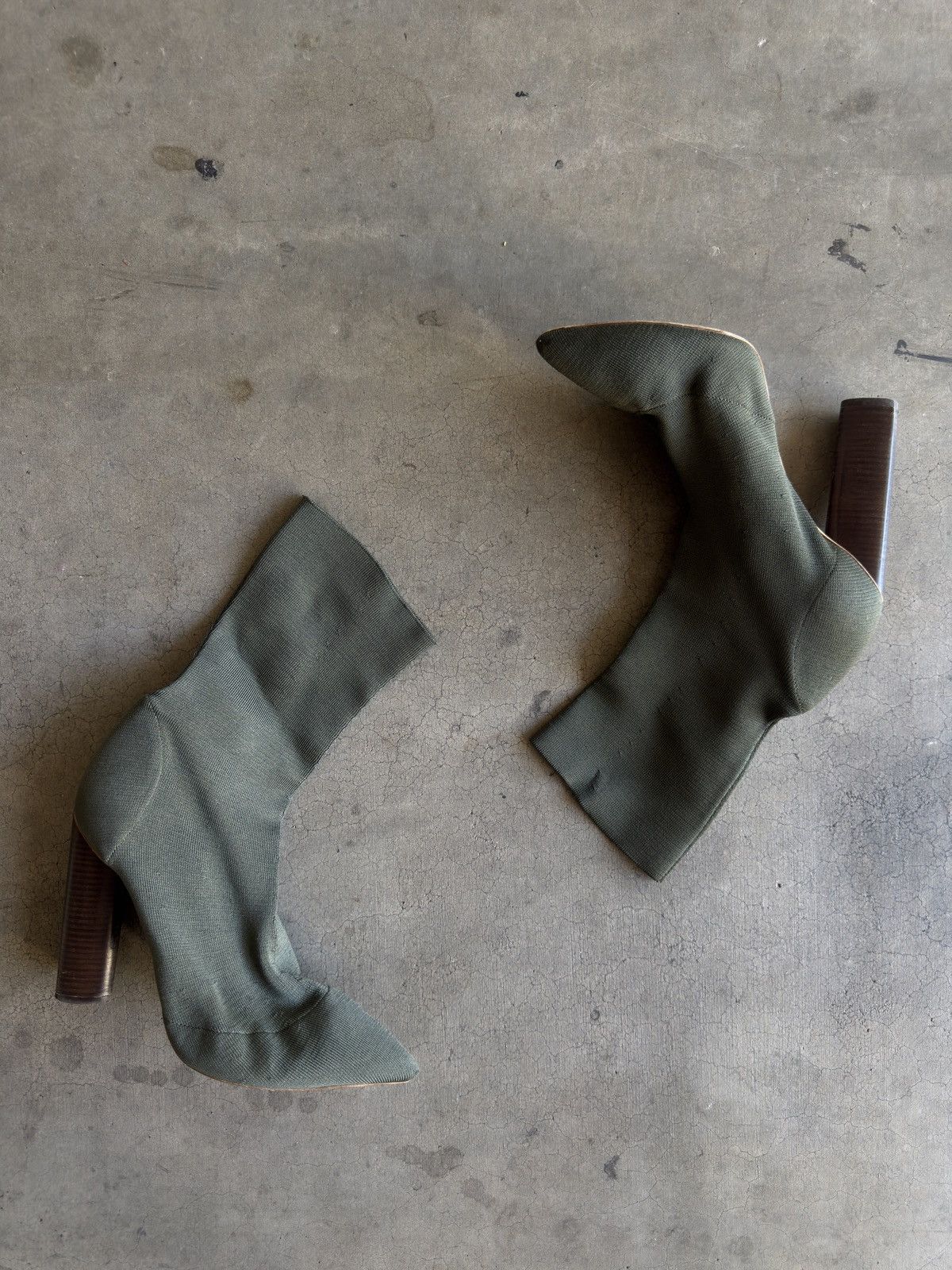 Yeezy Yeezy Season 2 Made in Italy Heeled Knit Sock Bootie $895 Size US 10.5 / IT 40.5 - 1 Thumbnail