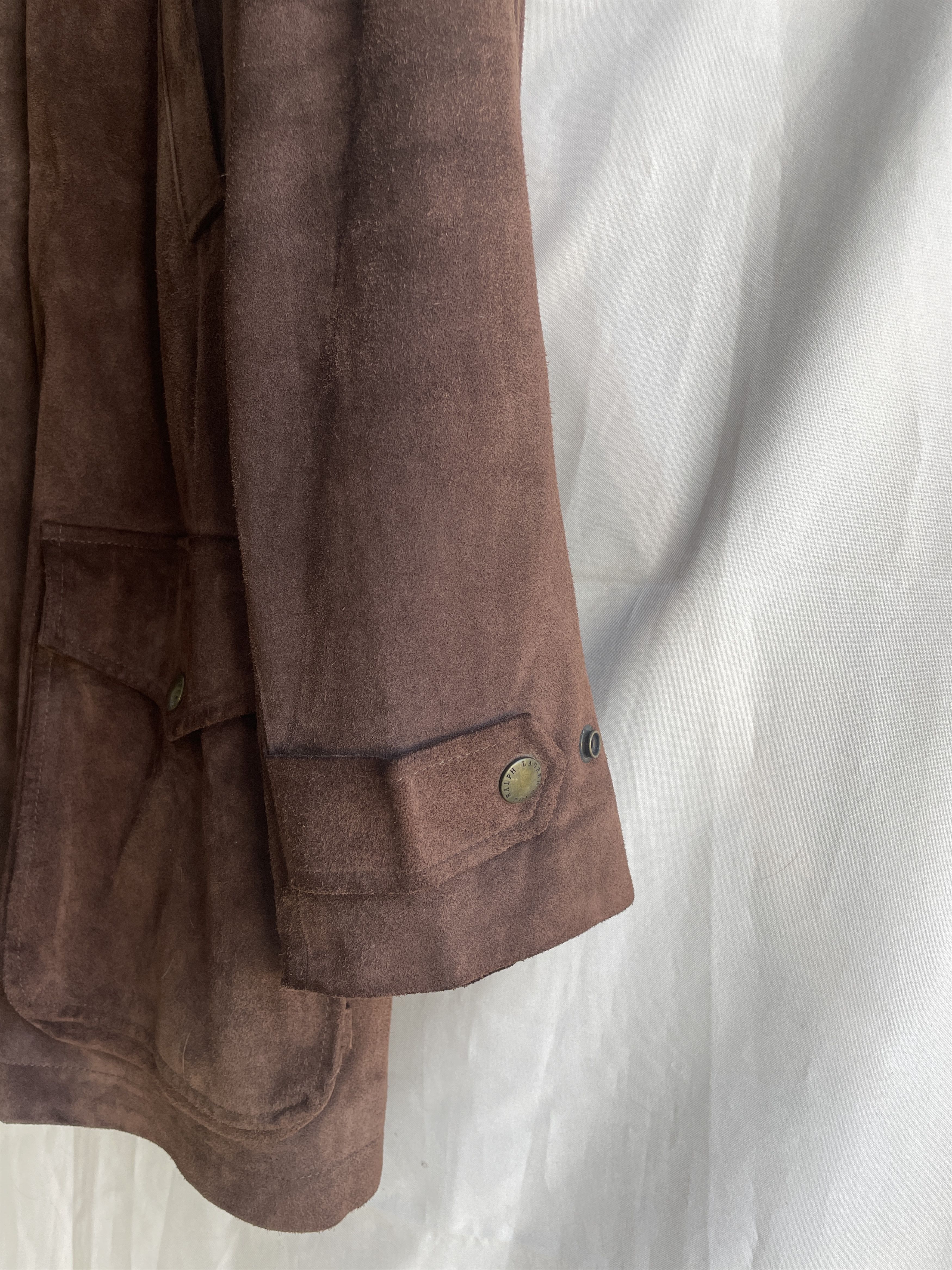 Polo Ralph Lauren Polo Ralph Lauren Calf Suede Brown Tobacco Barn Coat Size L Size US L / EU 52-54 / 3 - 13 Thumbnail
