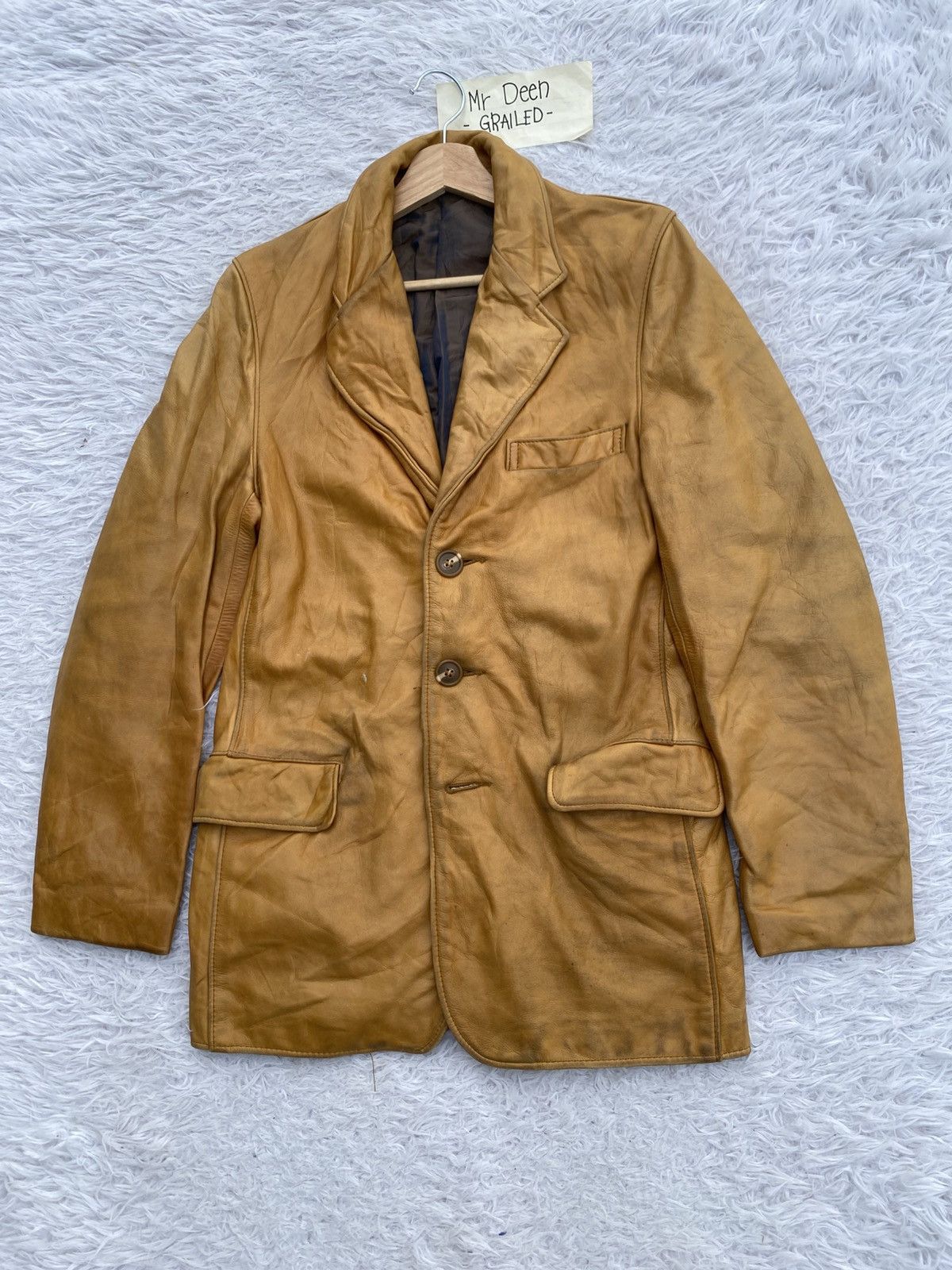 Schott Rare Vintage 90s Schott USA Genuine Leather Tailored Jacket Size M / US 6-8 / IT 42-44 - 3 Thumbnail