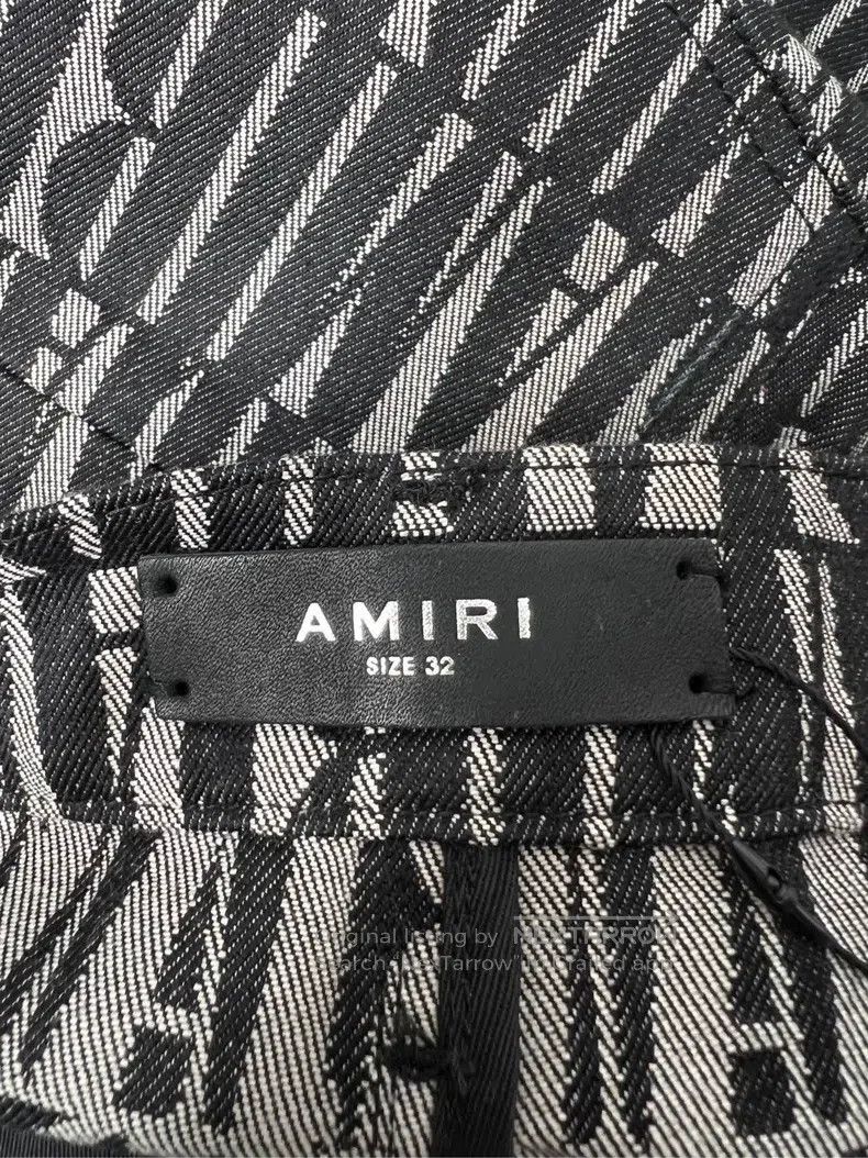 Amiri Amiri Size 32 Letter LOGO side-breasted jeans Size US 32 / EU 48 - 3 Thumbnail