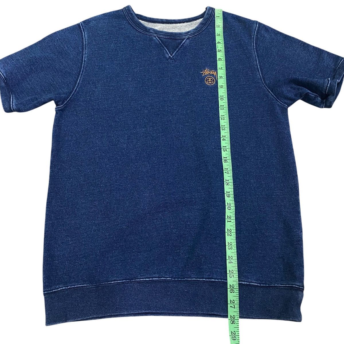 Stussy Stussy Short Sleeve Sweatshirt M Size Indigo Colour Size US M / EU 48-50 / 2 - 12 Thumbnail