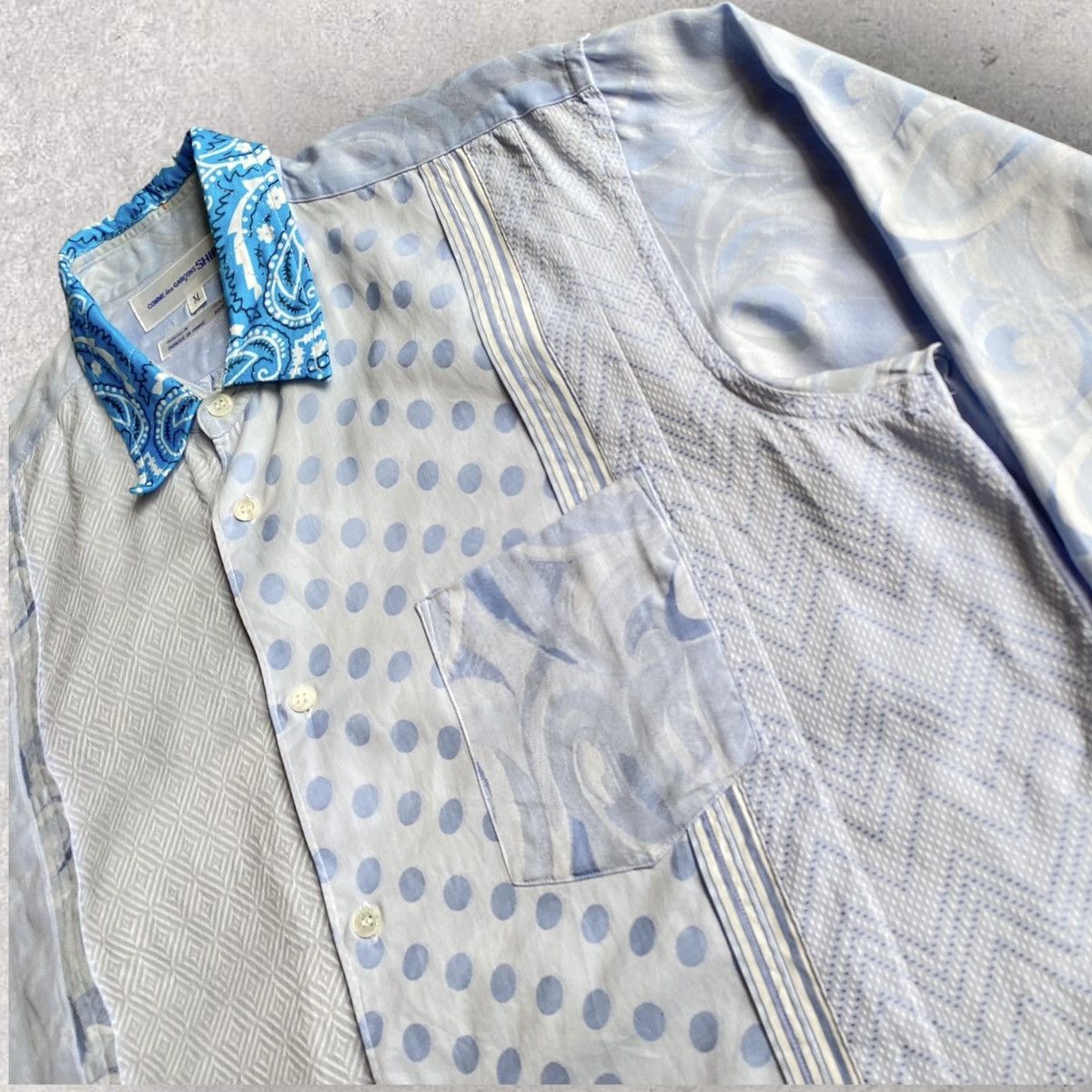 Comme des Garcons Mix Pattern Oversize Shirt Size US M / EU 48-50 / 2 - 3 Thumbnail