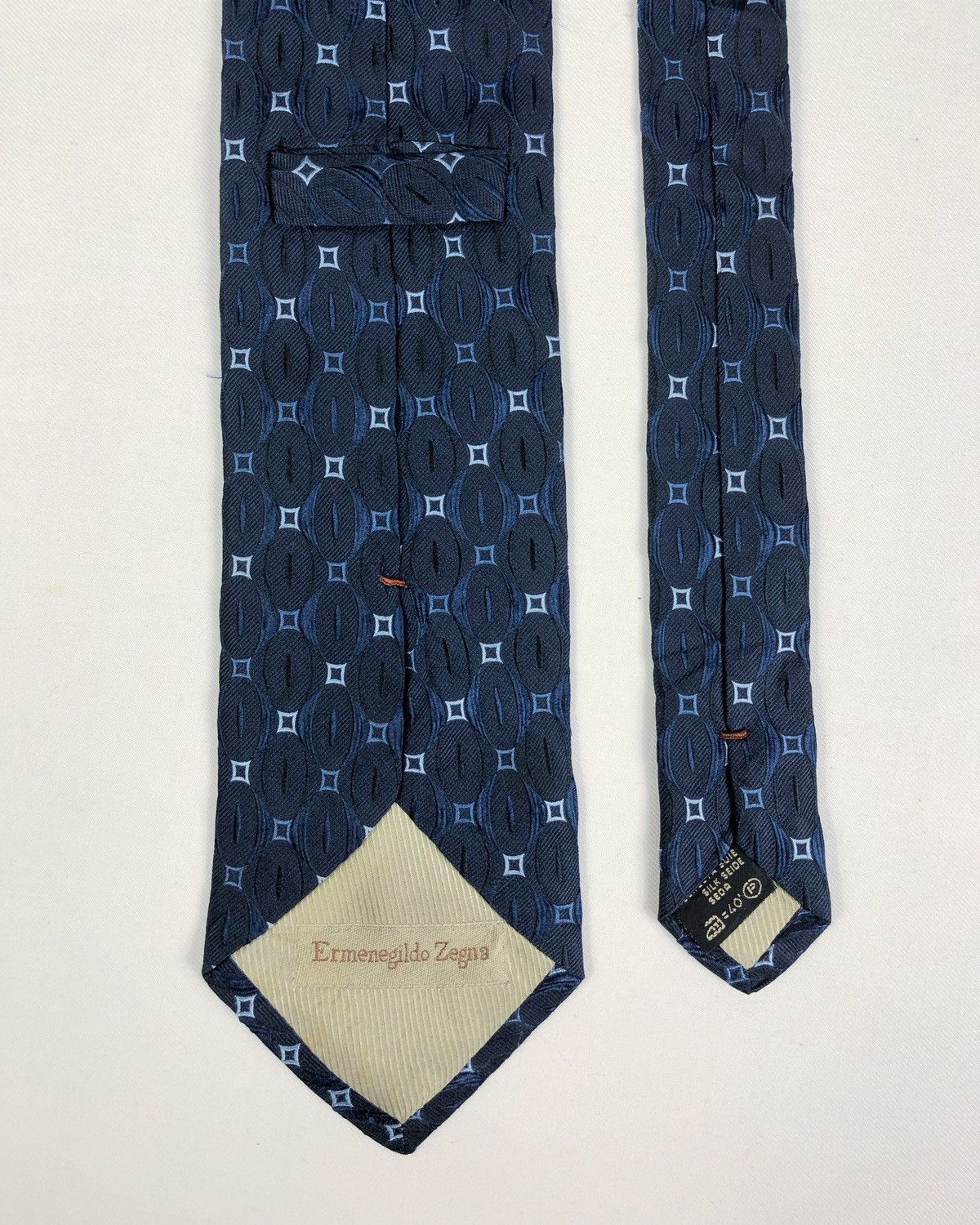 Ermenegildo Zegna Rare Vintage Ermenelgildo Zegna Silk Tie Made in Italy Size ONE SIZE - 4 Thumbnail