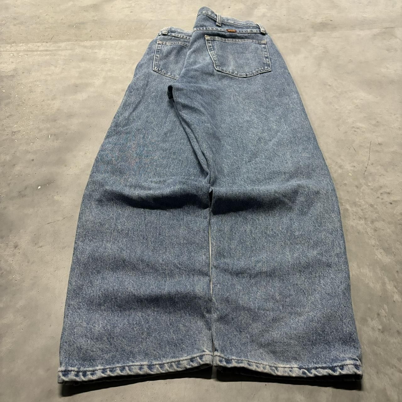 Japanese Brand × Vintage Crazy Vintage Y2K/2000s Grunge Medium Wash Denim Jeans! Size US 36 / EU 52 - 4 Thumbnail