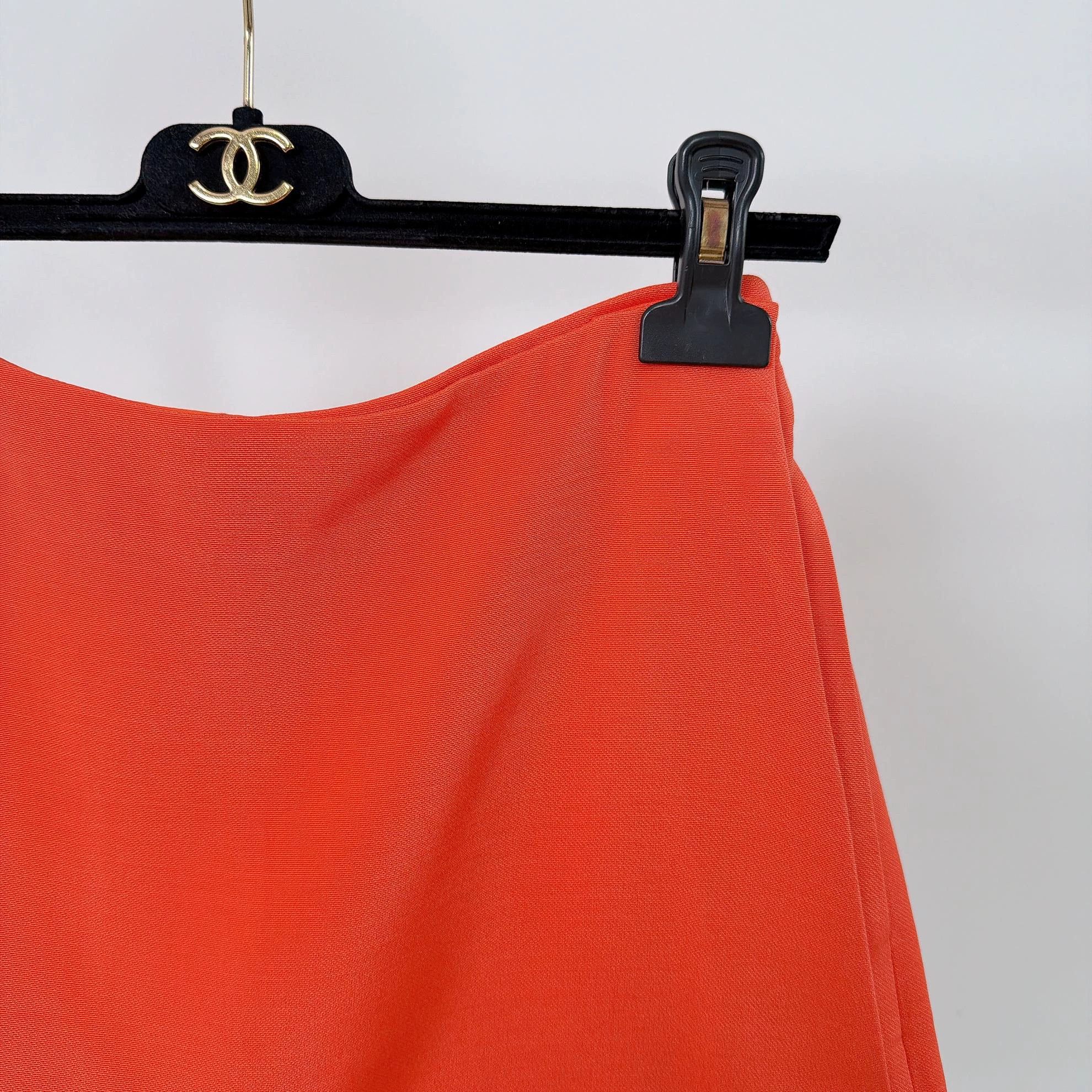Valentino Valentino Watermelon Red Skirt Pants 38 1976 Size 26" / US 2 / IT 38 - 3 Thumbnail