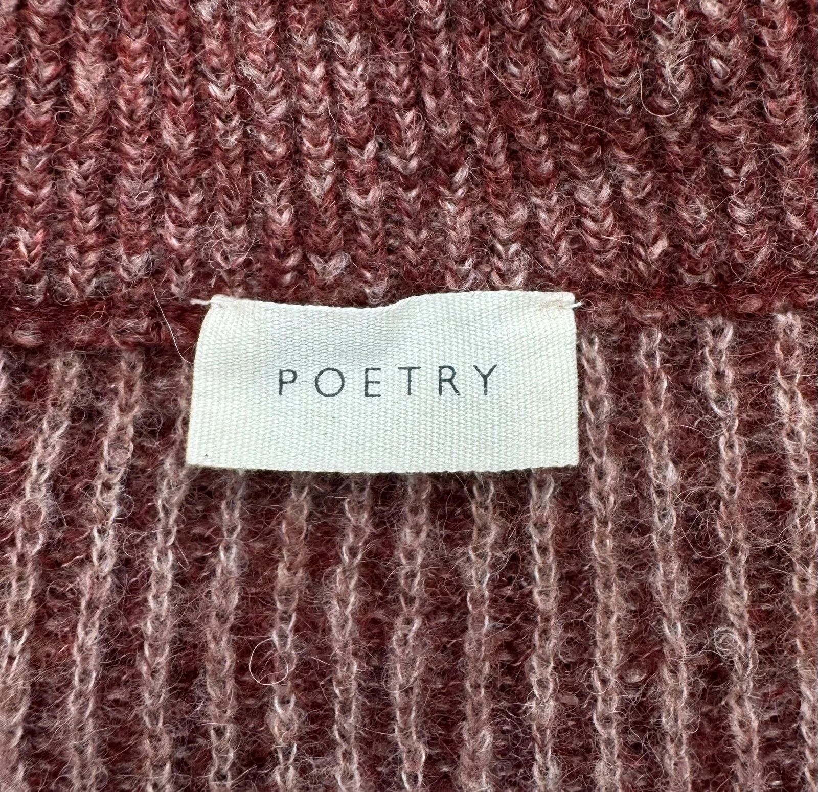 Other Poetry Twill Sweater Baby Alpaca Wool Knit size UK8 US4 Size S / US 4 / IT 40 - 8 Thumbnail