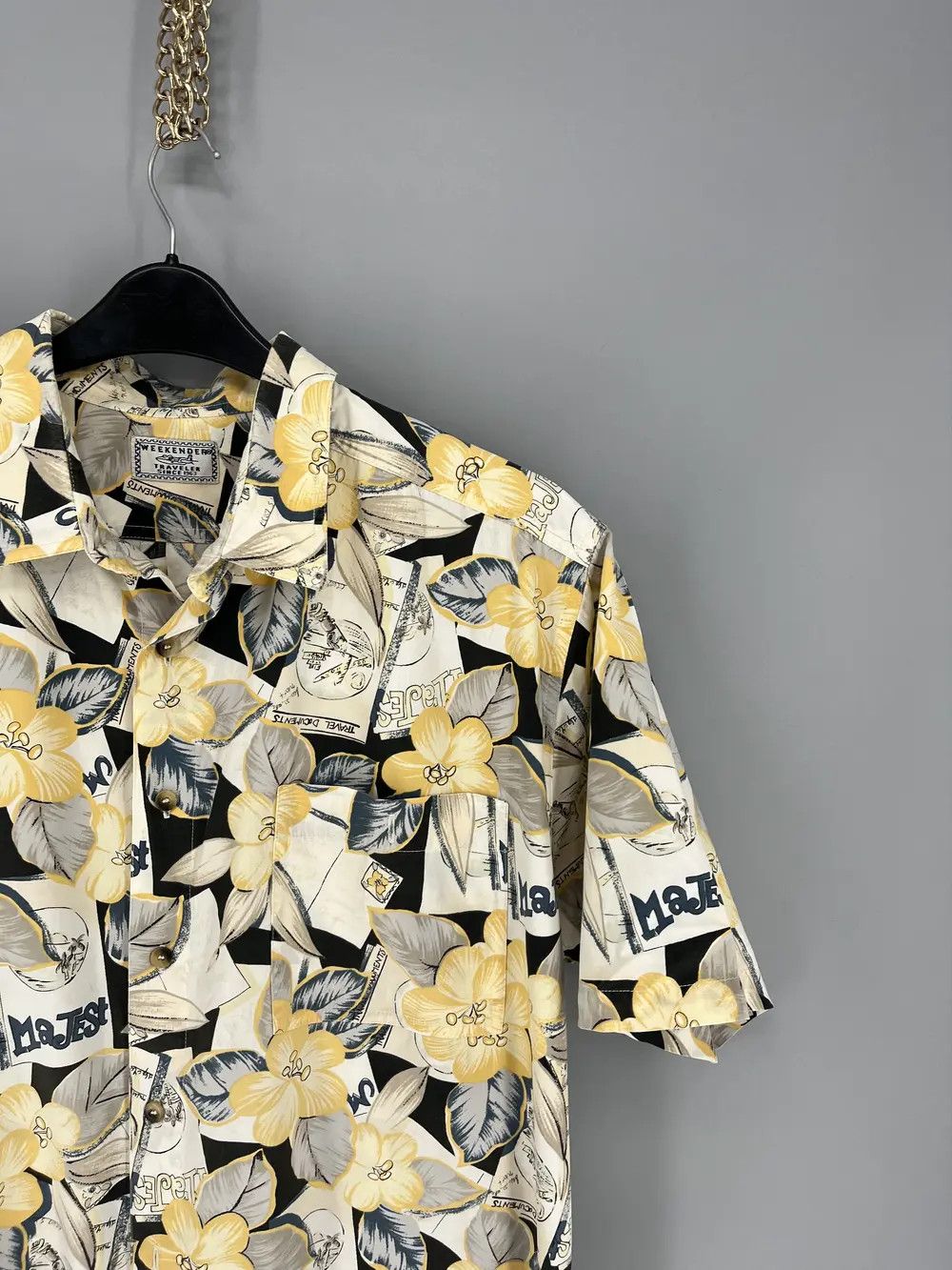 Vintage Vintage Art Streetwear Hawaiian Travis Scott style Size US L / EU 52-54 / 3 - 5 Thumbnail