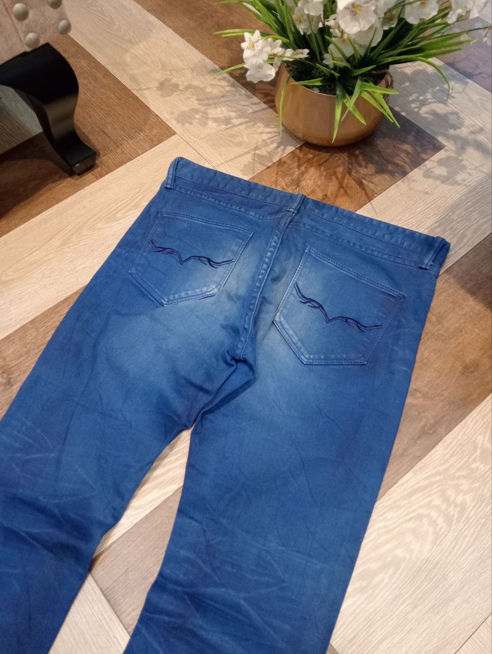 GOSTAR DE FUGA JAPANESE FUGA BLUE WASHED JEANS Size US 34 / EU 50 - 11 Thumbnail