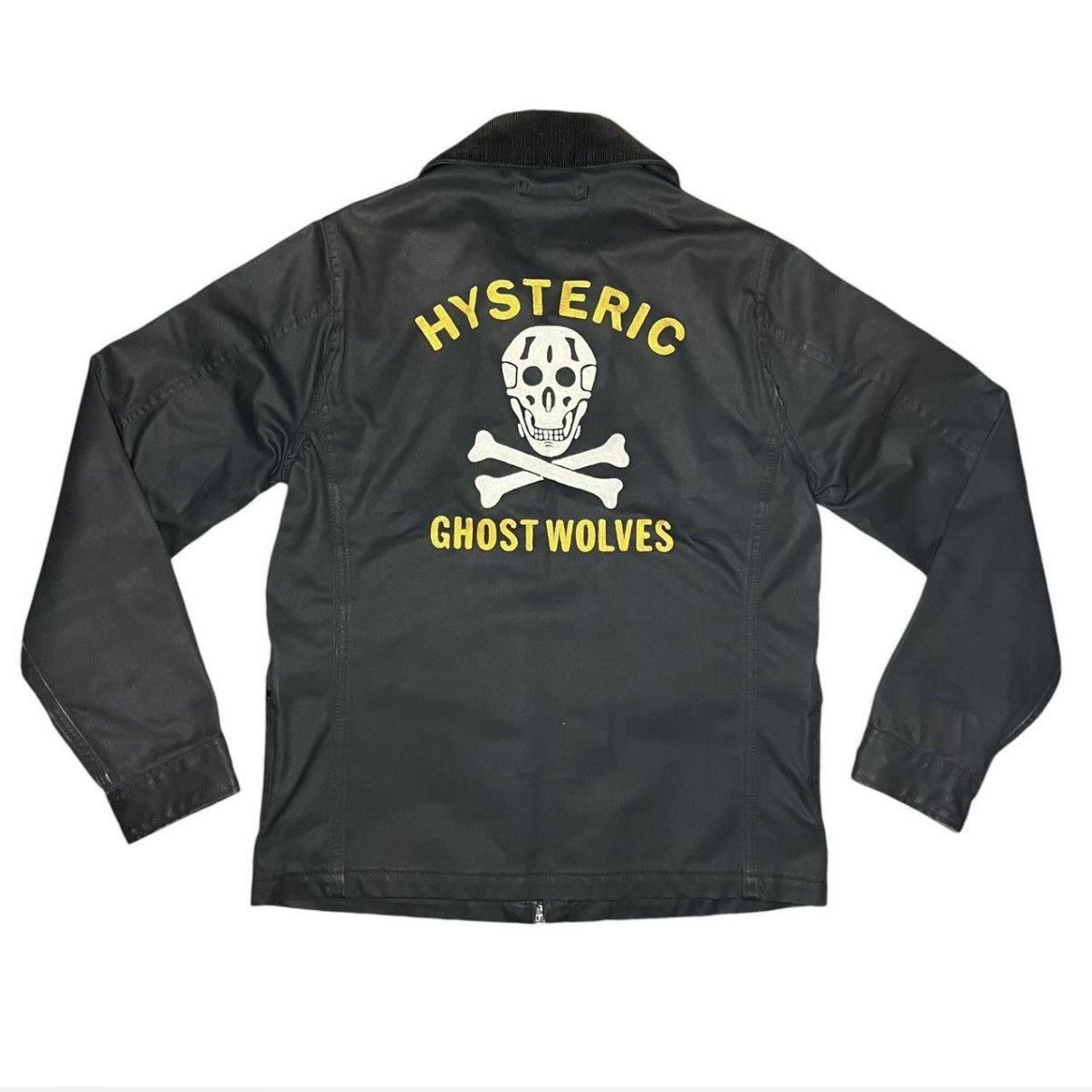 Hysteric Glamour Hysteric Glamour Hysteric Ghost Wolves Waxed Biker Jacket Size US S / EU 44-46 / 1 - 4 Thumbnail