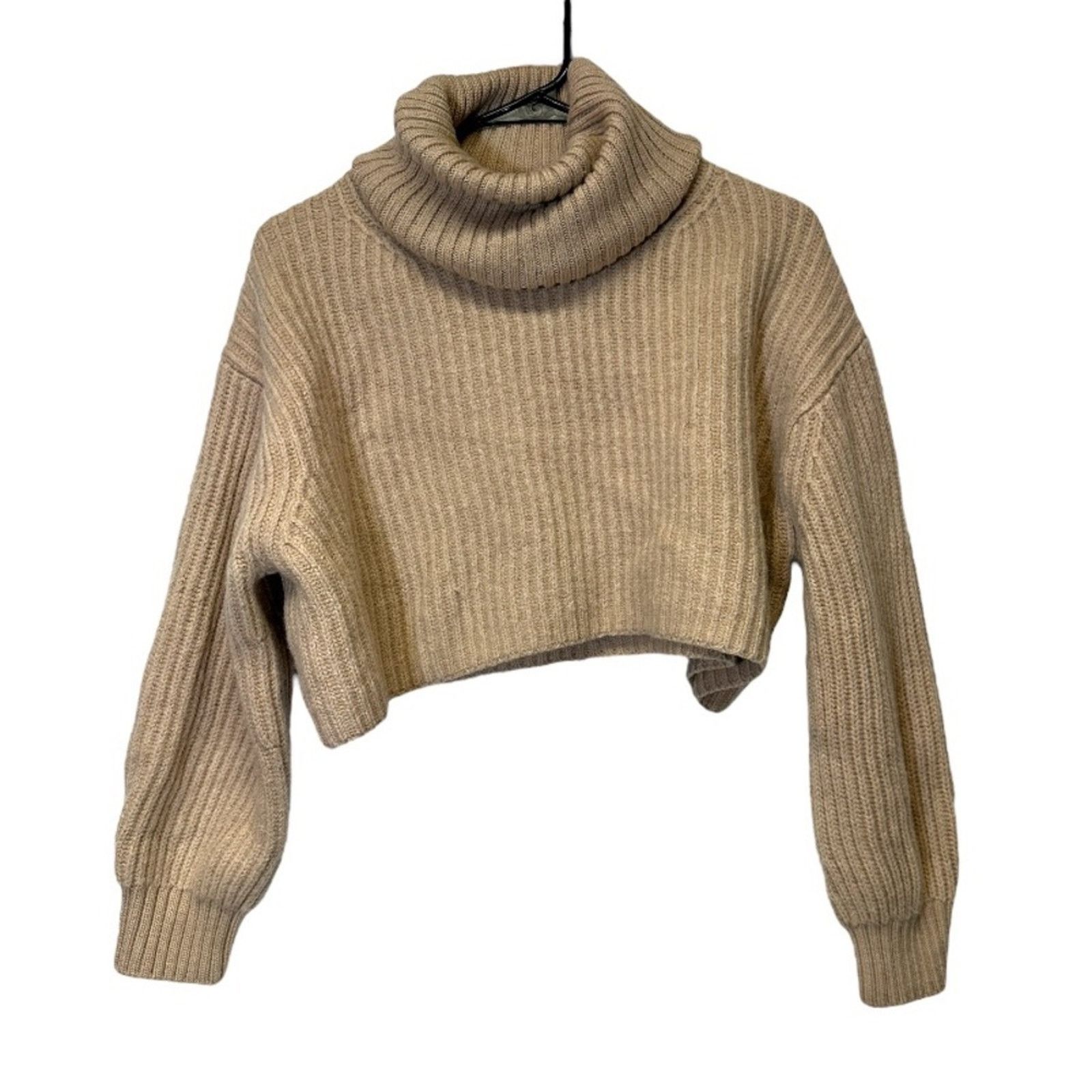 Aritzia Aritzia Babaton Guell Wool Turtleneck Cropped Sweater XS Size XS / US 0-2 / IT 36-38 - 3 Thumbnail