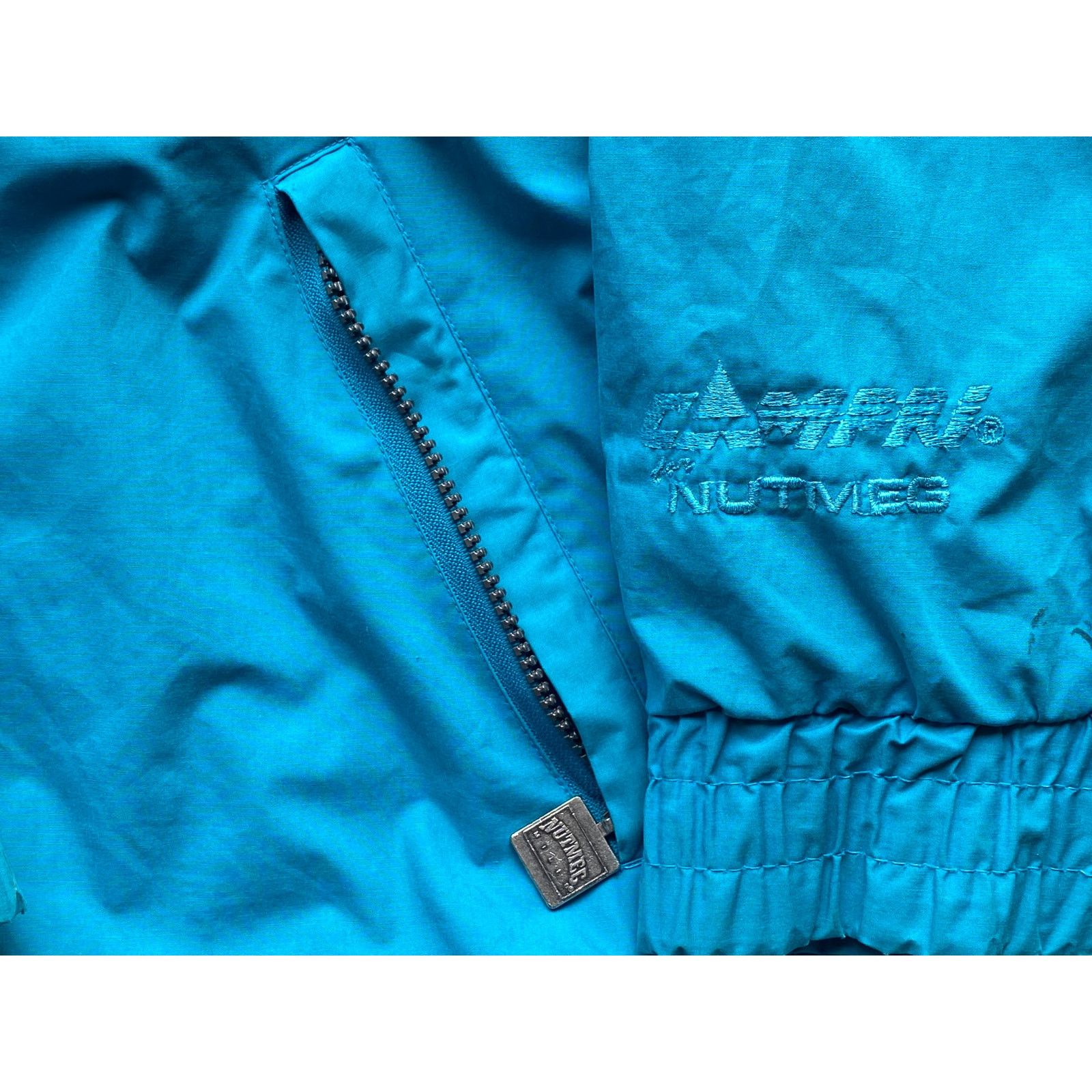NBA × Starter Charlotte Hornets 90s NUTMEG puffer TAPE L teal NBA vintage Size US L / EU 52-54 / 3 - 4 Thumbnail