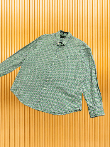 Polo Ralph Lauren × RRL Ralph Lauren Vintage Ralph Lauren Checkered Flannel Shirt Size US XL / EU 56 / 4 - 1 Thumbnail