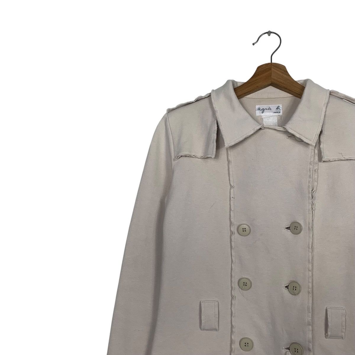 agnes b. Agnes B Double Breasted Crop Jacket Size S / US 4 / IT 40 - 6 Thumbnail