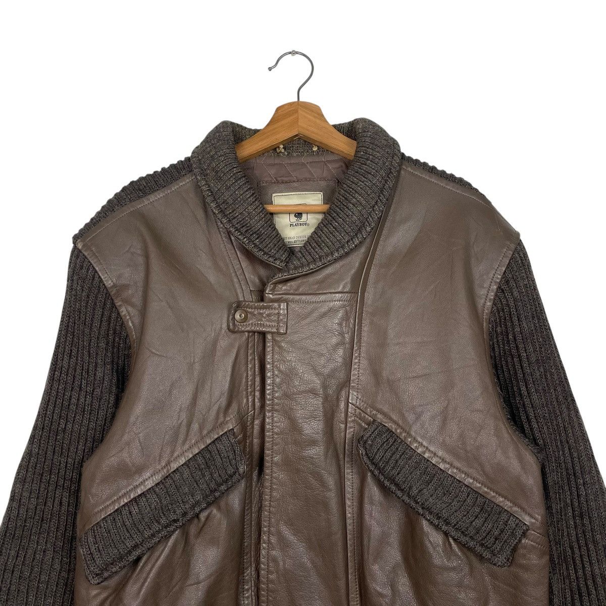 Playboy Vintage Playboy Leather Jacket Size US M / EU 48-50 / 2 - 2 Thumbnail