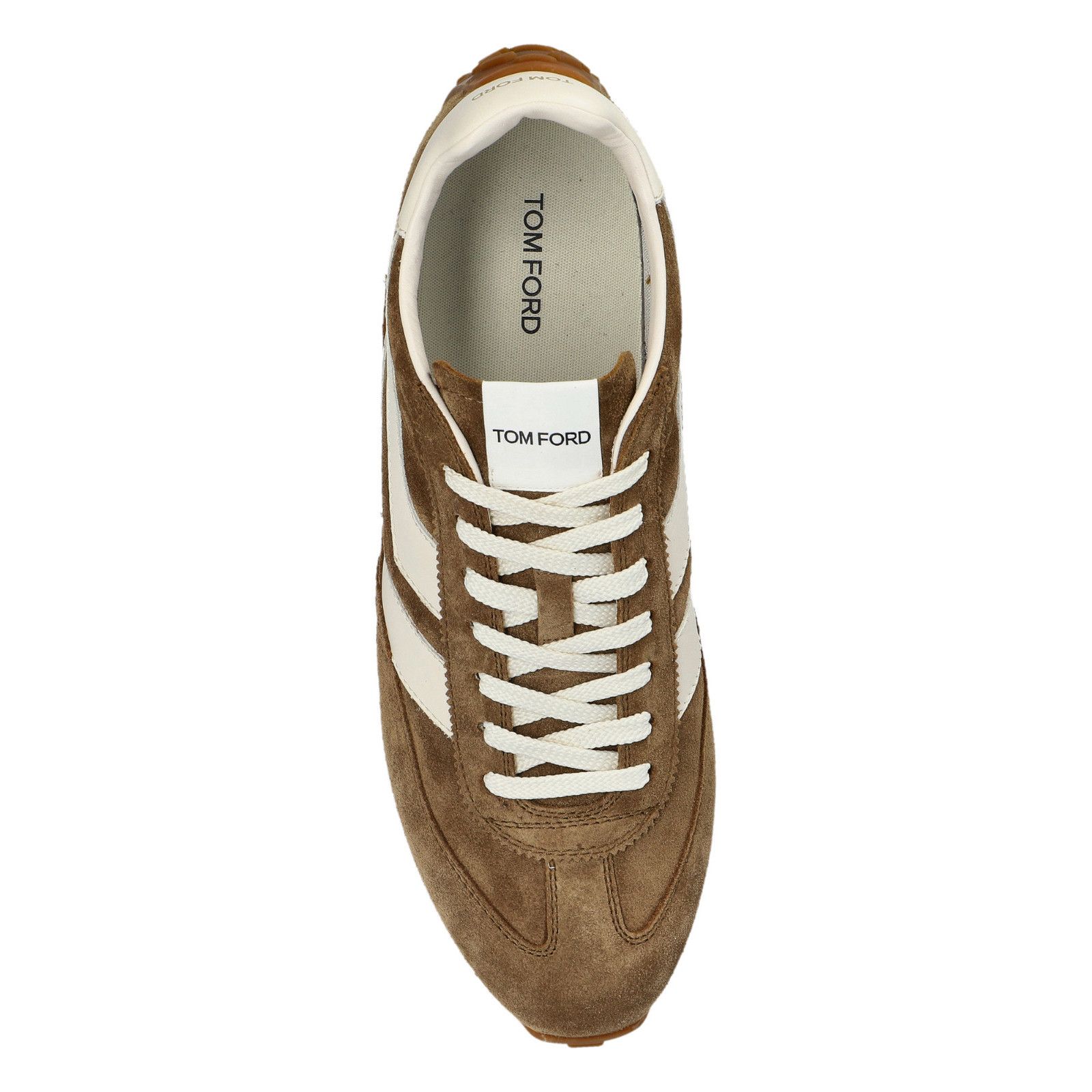 Tom Ford TOM FORD Brown Suede Sneakers New & Authentic (Men's size:9; Size US 9 / EU 42 - 4 Thumbnail