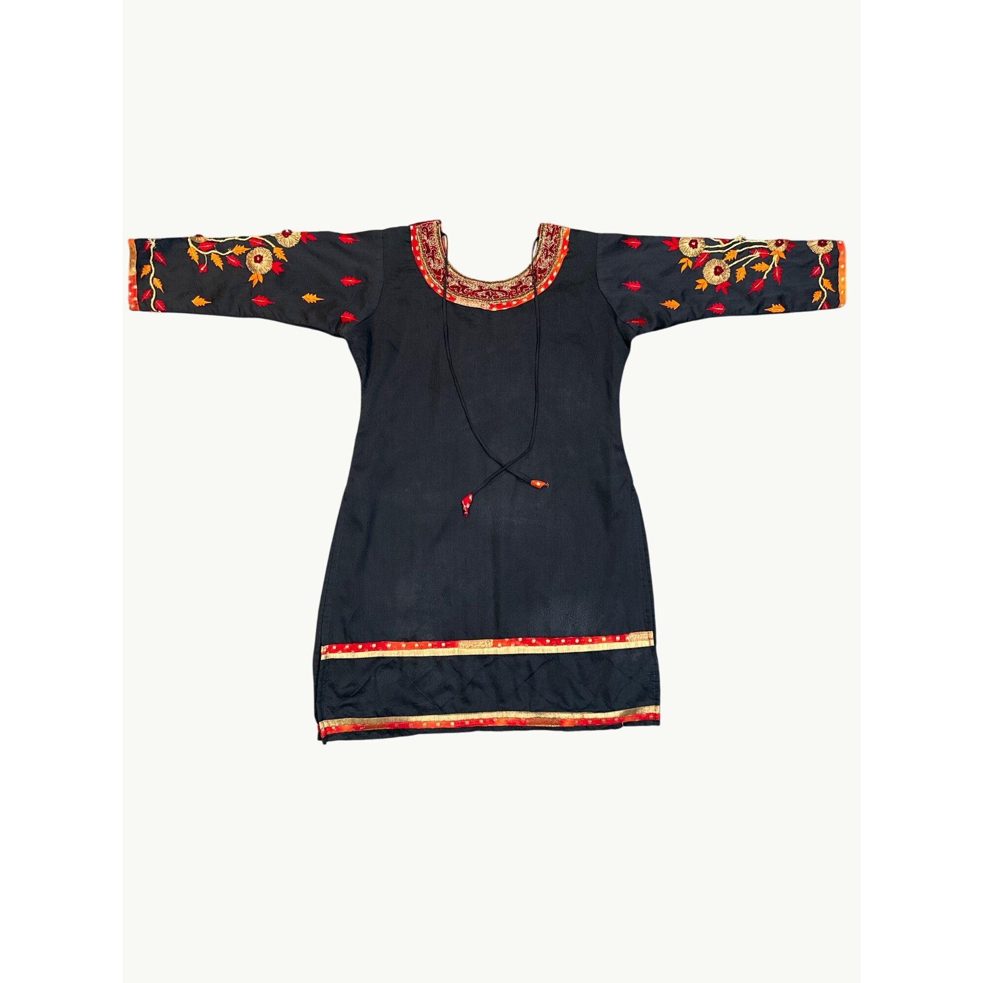 Other CCC Embroidered Tunic Dress Floral Stripe Detailing Long Sle Size M / US 6-8 / IT 42-44 - 5 Thumbnail