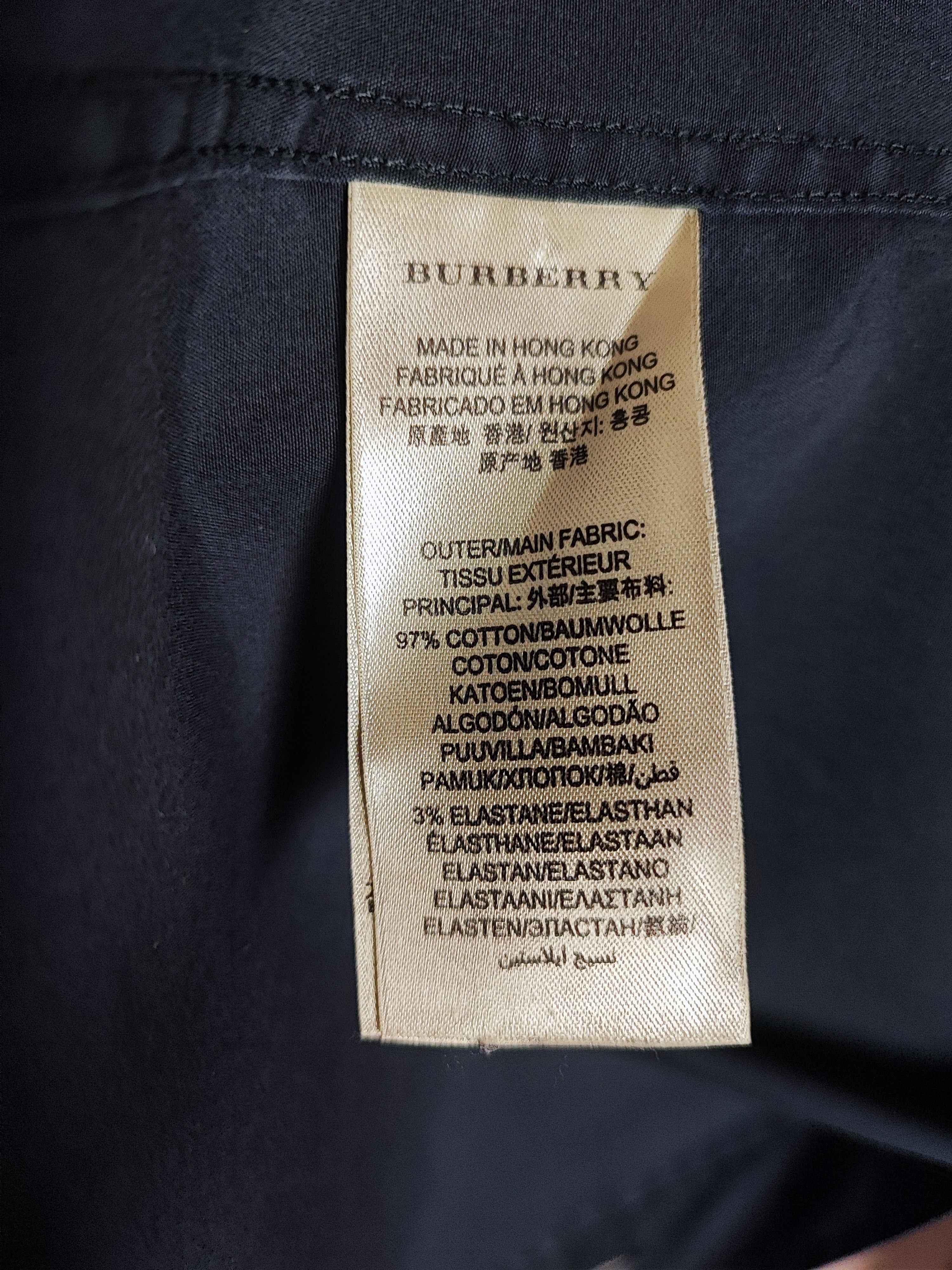 Burberry 🔥Burberry Black shirt S Brit collection 🔥 Size US S / EU 44-46 / 1 - 6 Thumbnail