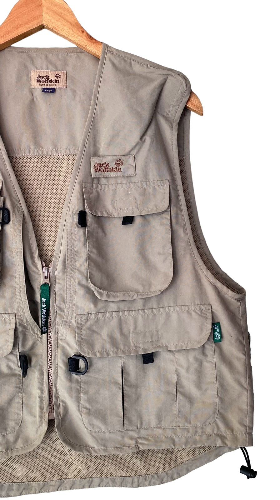 Jack Wolfskin × Vintage JACK WOLFSKINS Pocket Vest Size US L / EU 52-54 / 3 - 4 Thumbnail