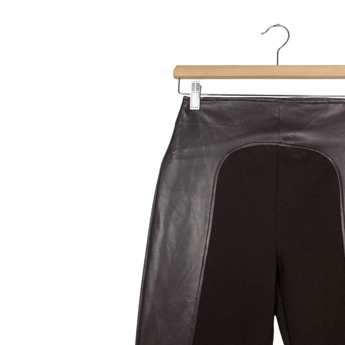 Genuine Leather 📌Vintage Runway Soft Leather Pants Morgan Japan Size US 26 / EU 42 - 10 Thumbnail
