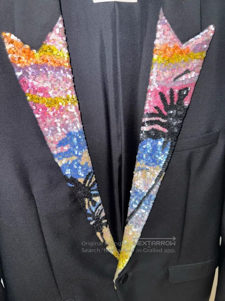 Saint Laurent Paris Saint Laurent Paris Coconut Shell Suits Jacket Size US S / EU 44-46 / 1 - 3 Thumbnail