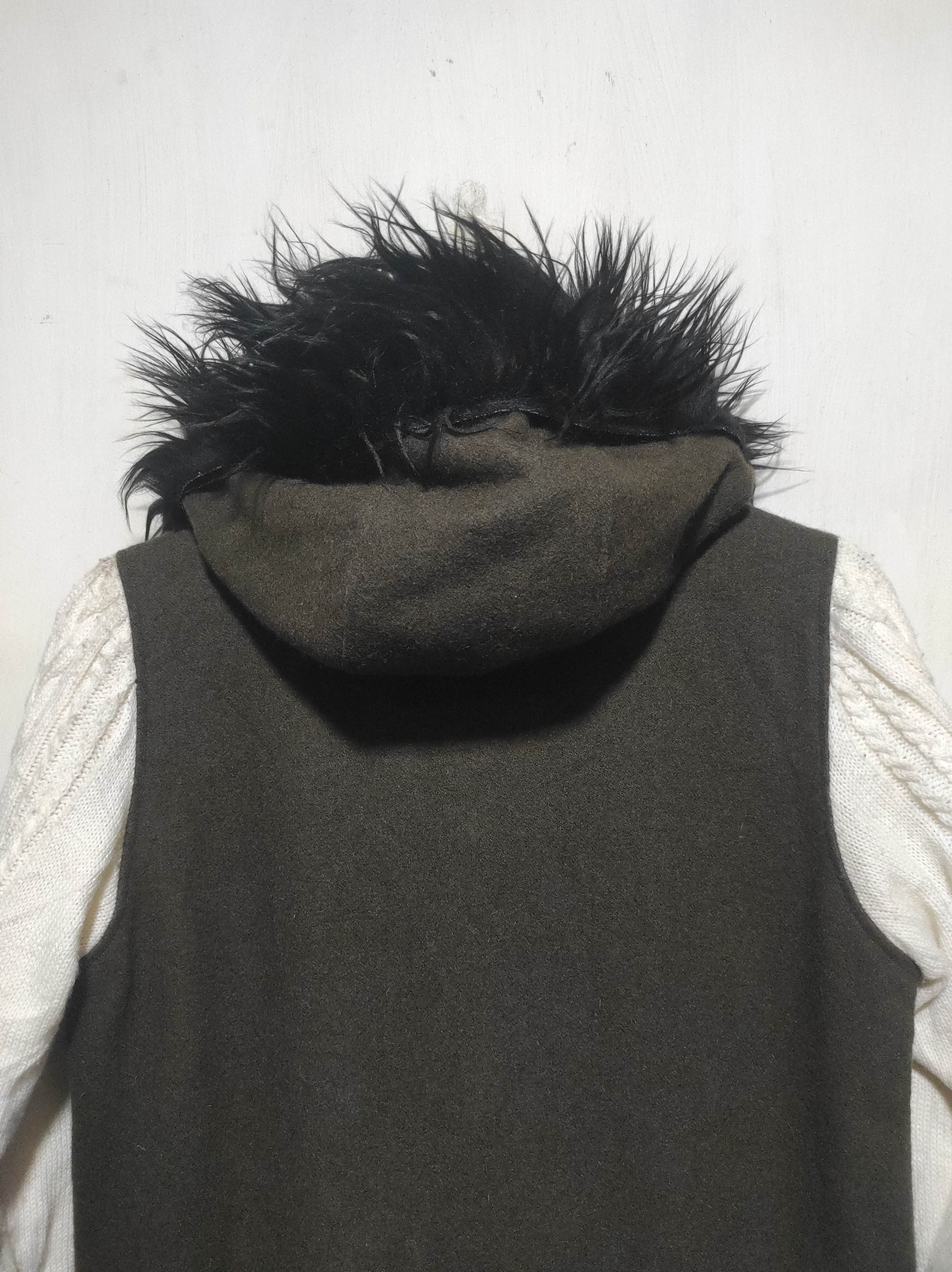 Japanese Brand INHERIT Wool mix Knit double Zp Fur Hoodie ifsix LGB style Size US S / EU 44-46 / 1 - 12 Thumbnail