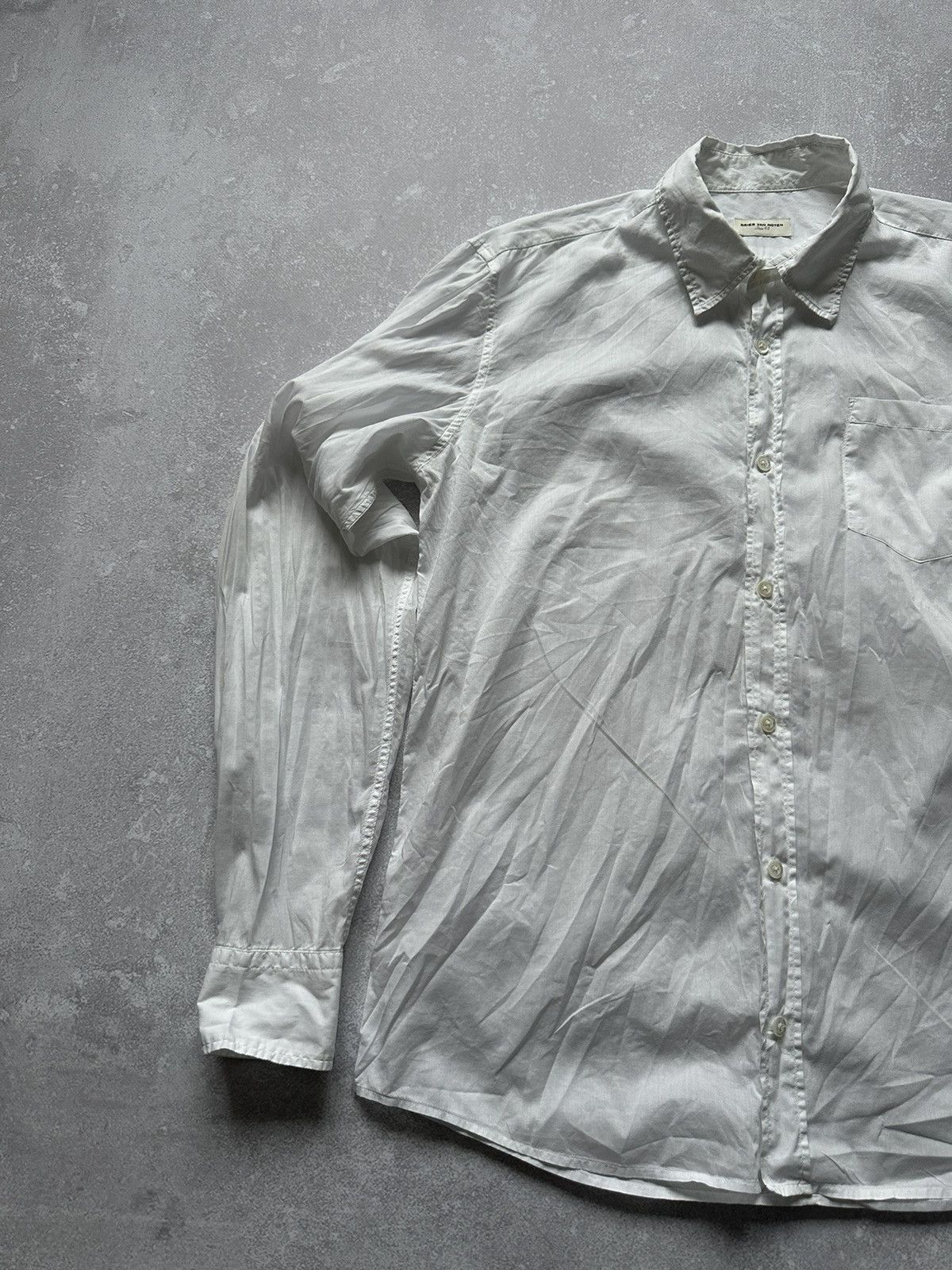 Dries Van Noten Shirts Dries Van Noten size 48 White Size US M / EU 48-50 / 2 - 3 Thumbnail