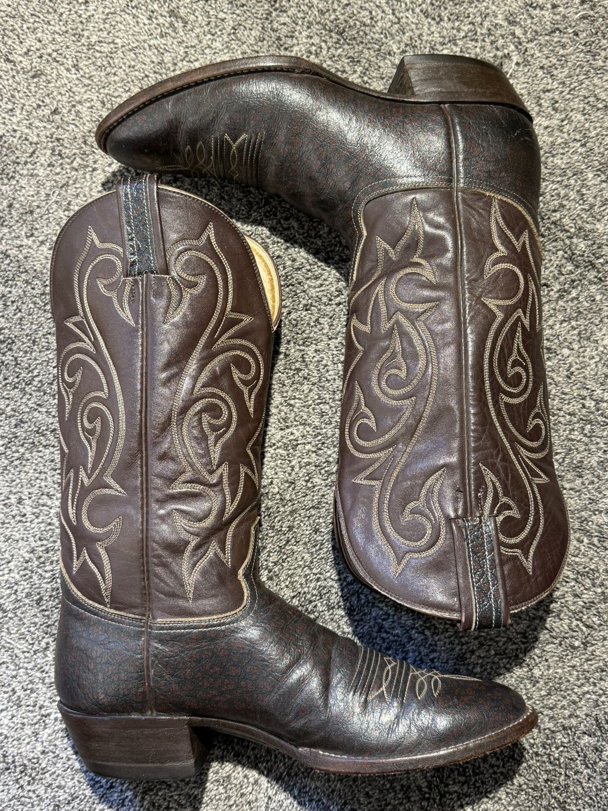 Other Men’s Hondo Exotic Cowboy Boots Size 11 A (Narrow) Caribou Size US 11 / EU 44 - 12 Thumbnail